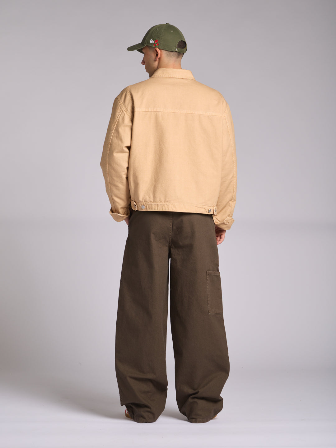 CANVAS PINCE TROUSERS
