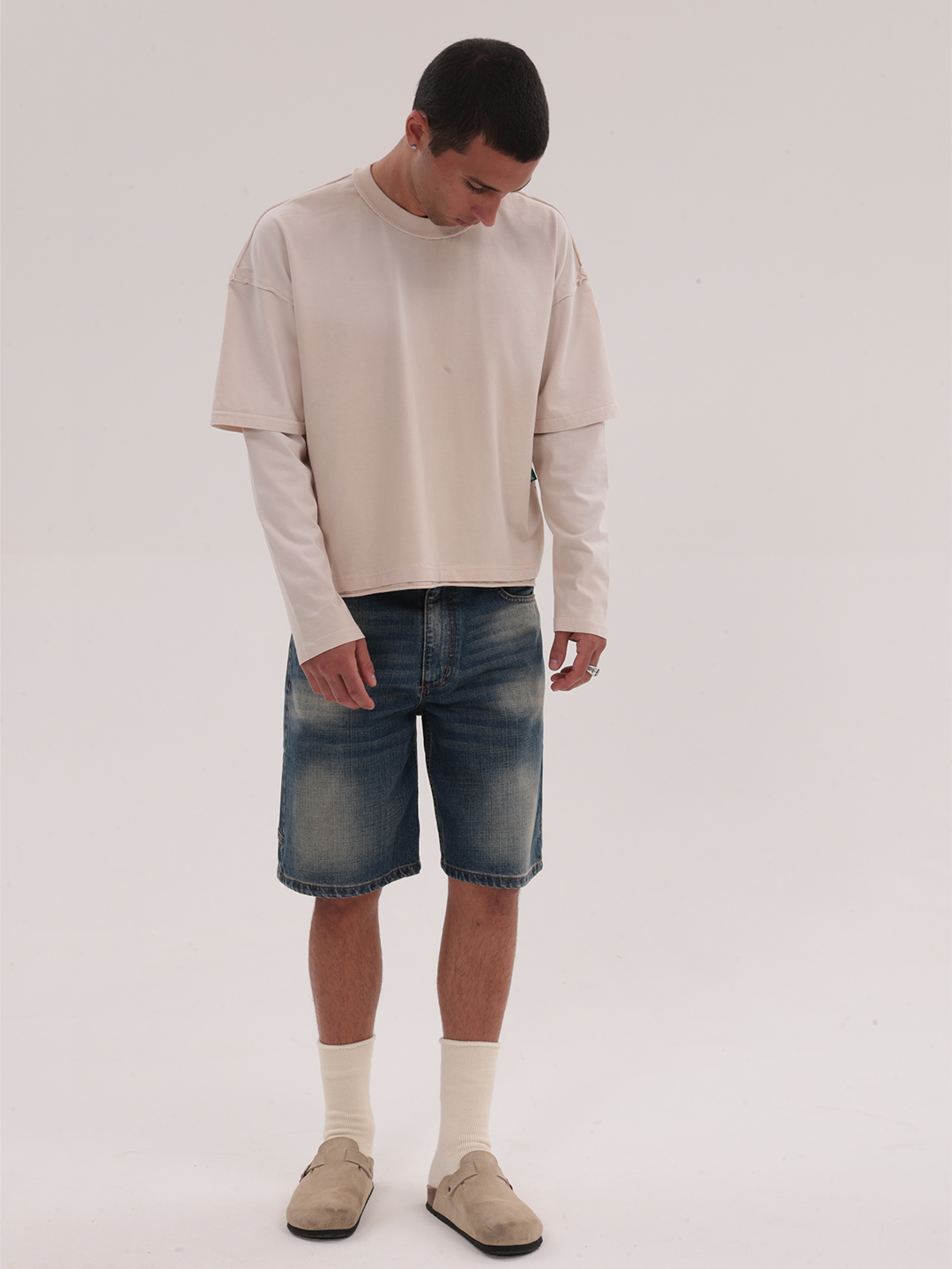 FADED DOUBLE SLEEVE