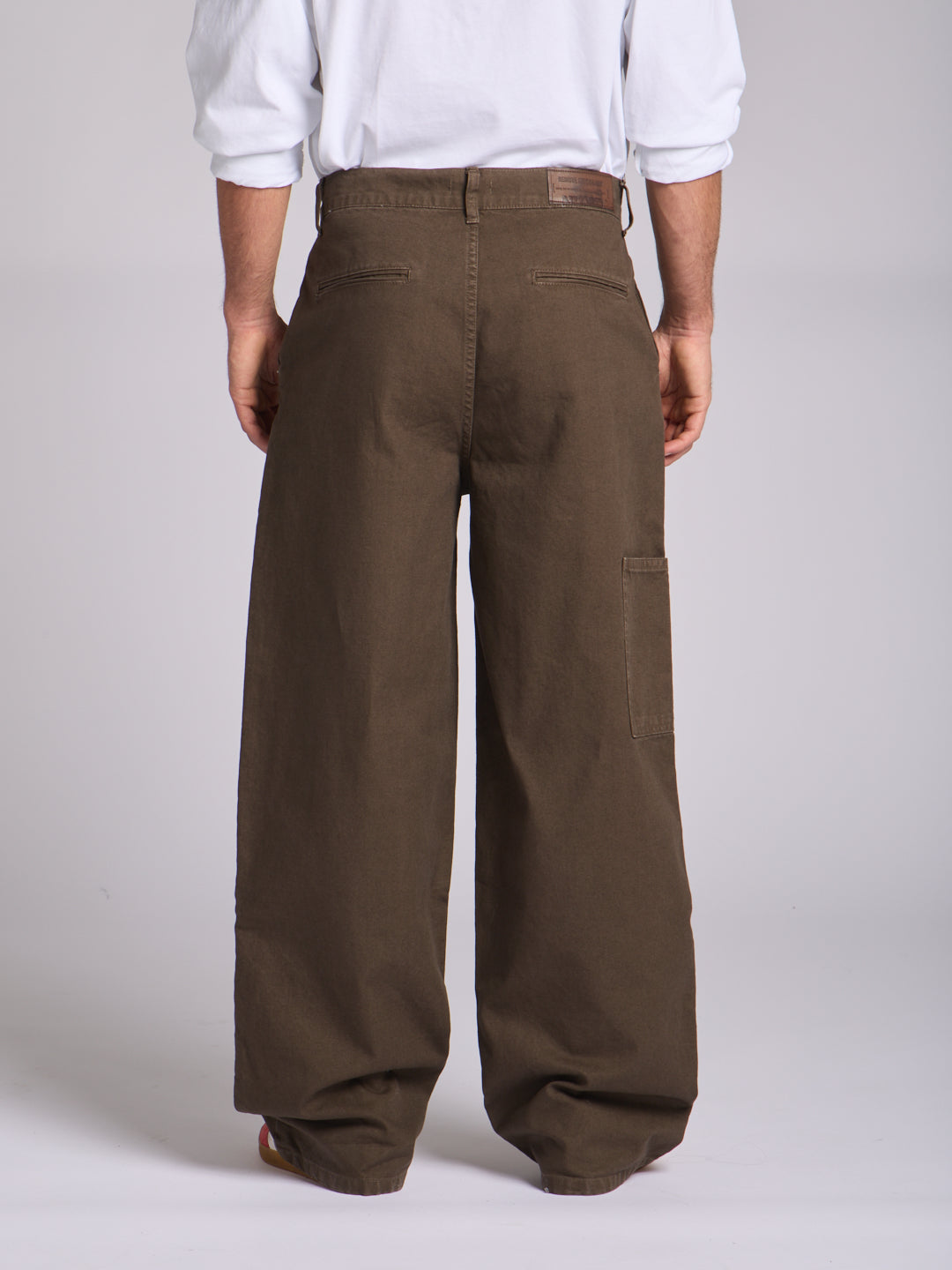 CANVAS PINCE TROUSERS