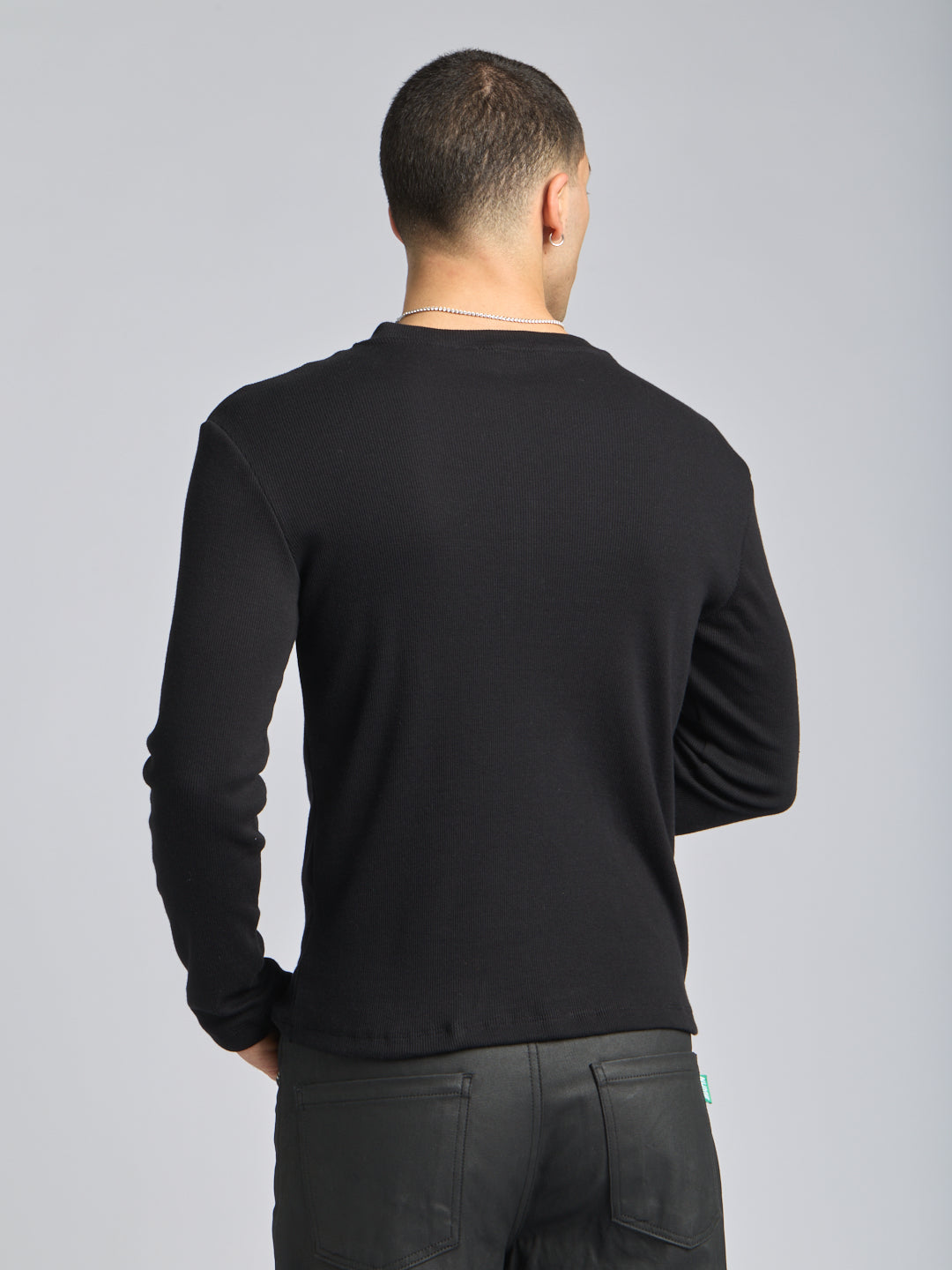LONG-SLEEVED RIBBED SERAFINO
