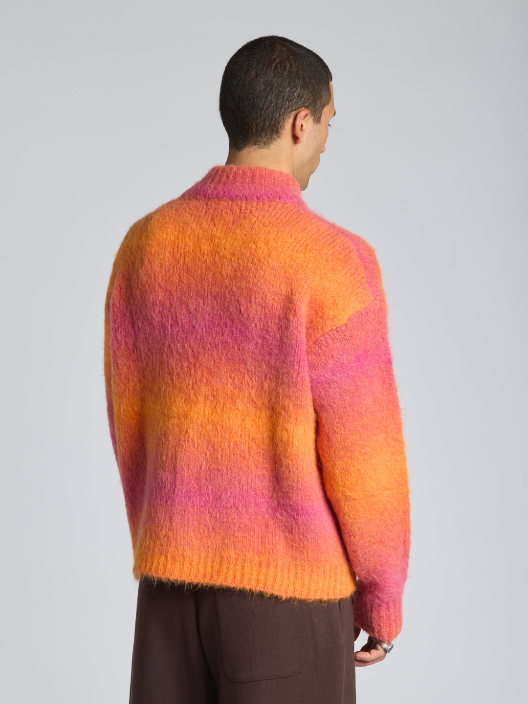 ZIP ALPACA SWEATER