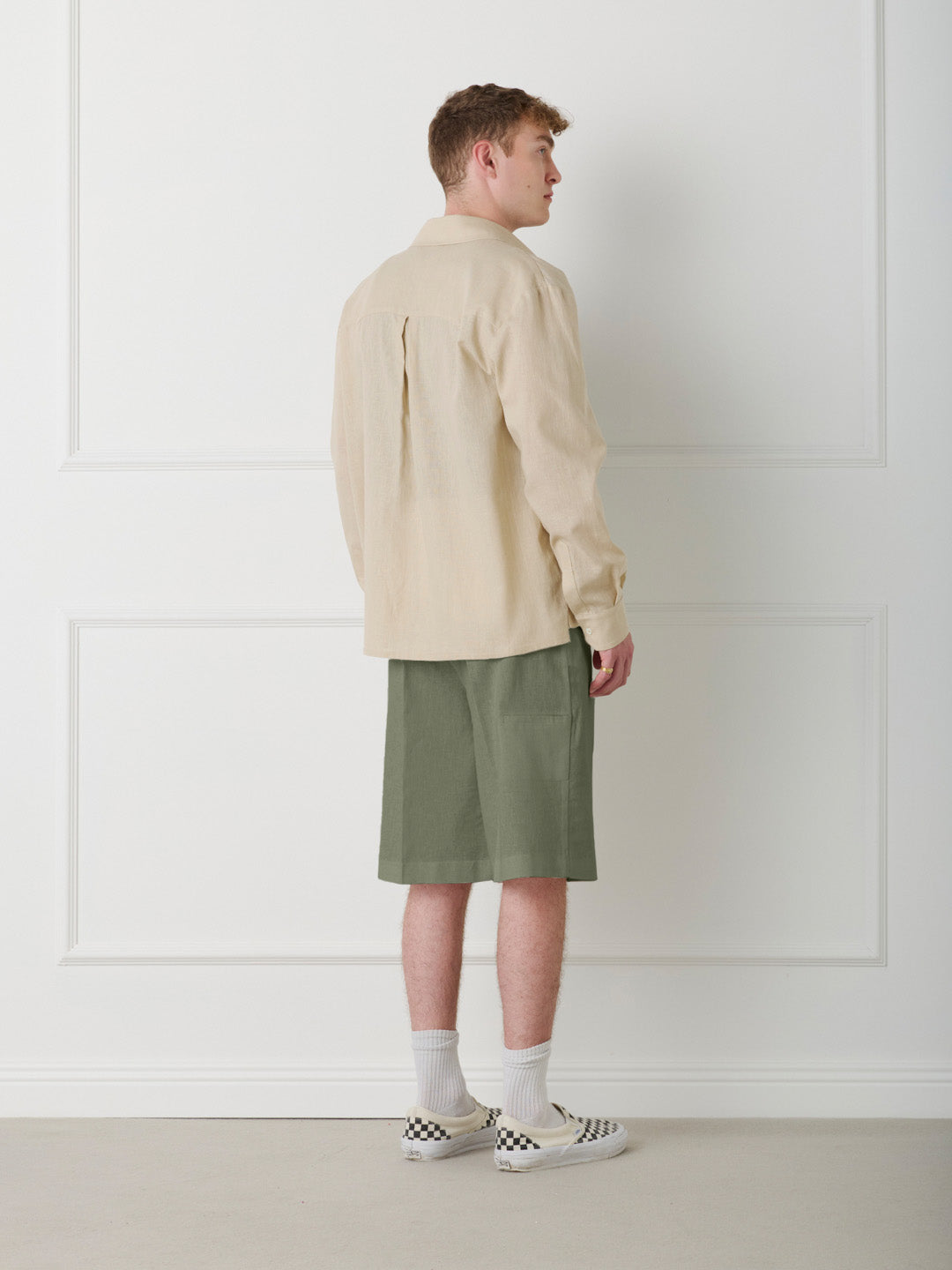 LINEN SHORTS