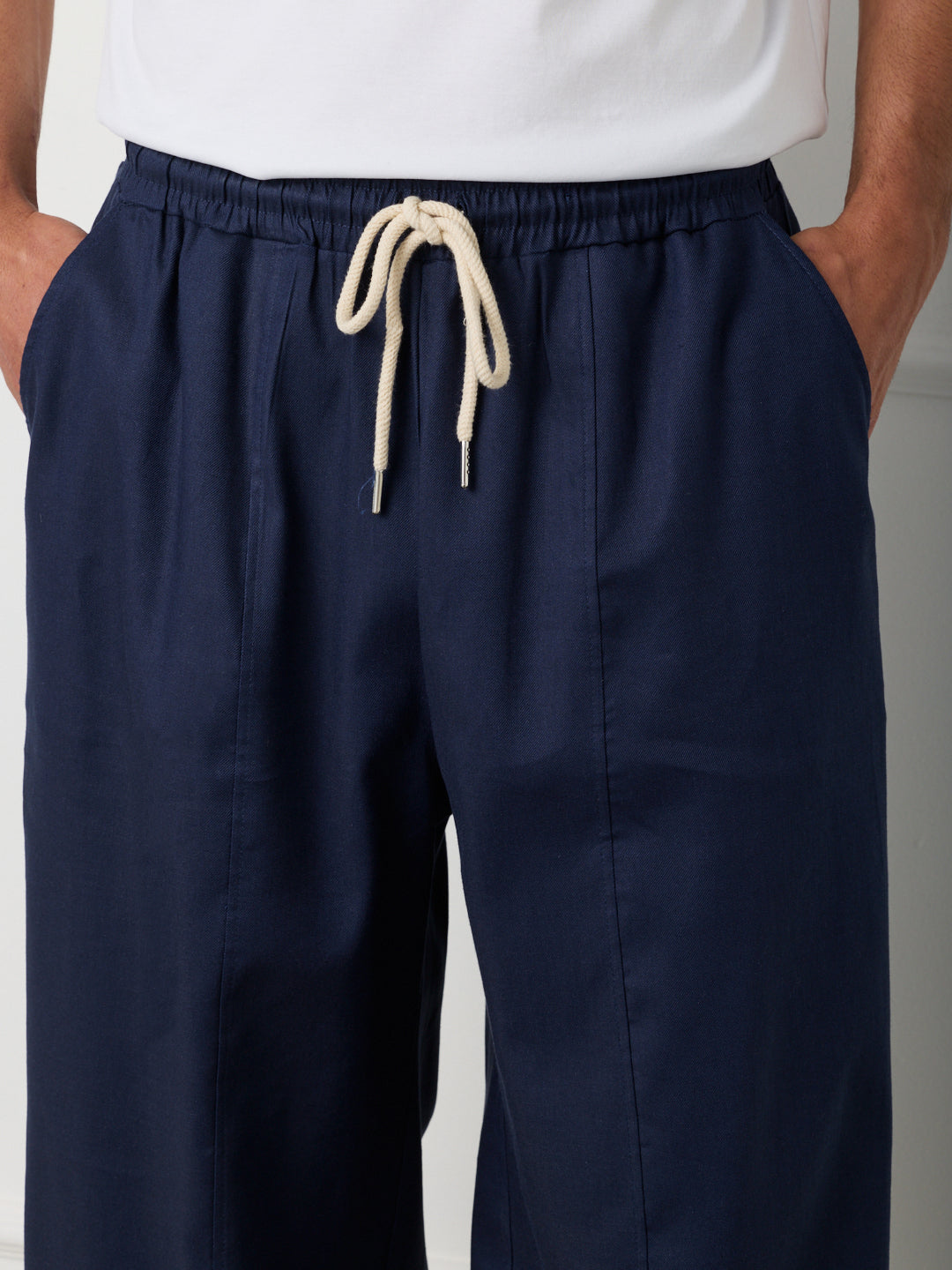 DUNE - LINEN COTTON BIGGY TROUSERS