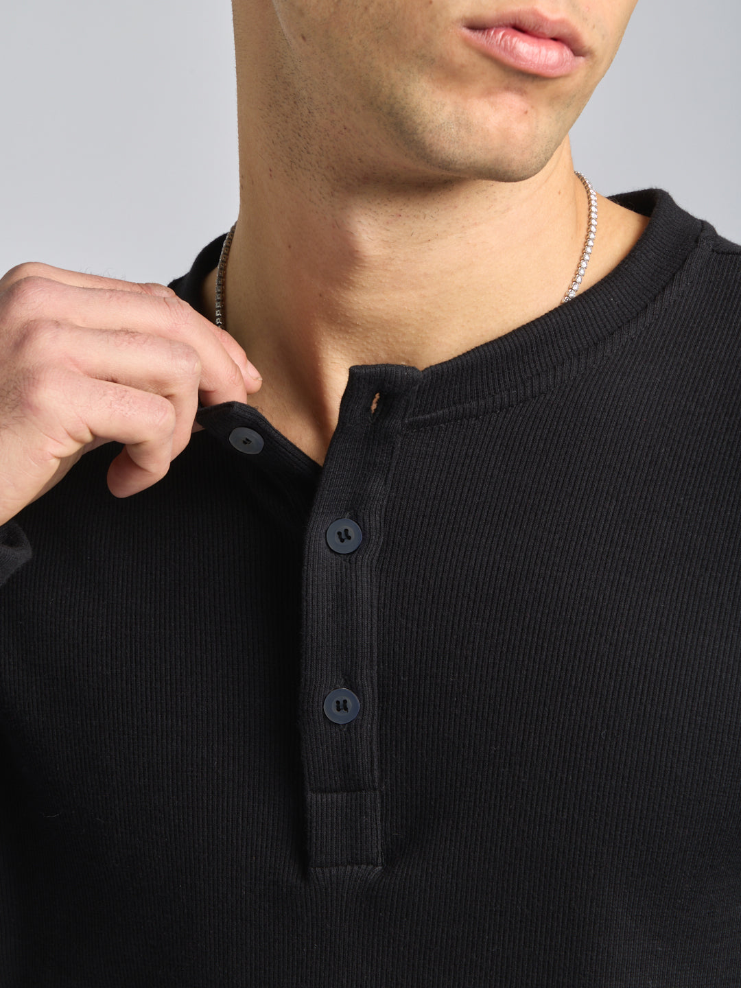 LONG-SLEEVED RIBBED SERAFINO