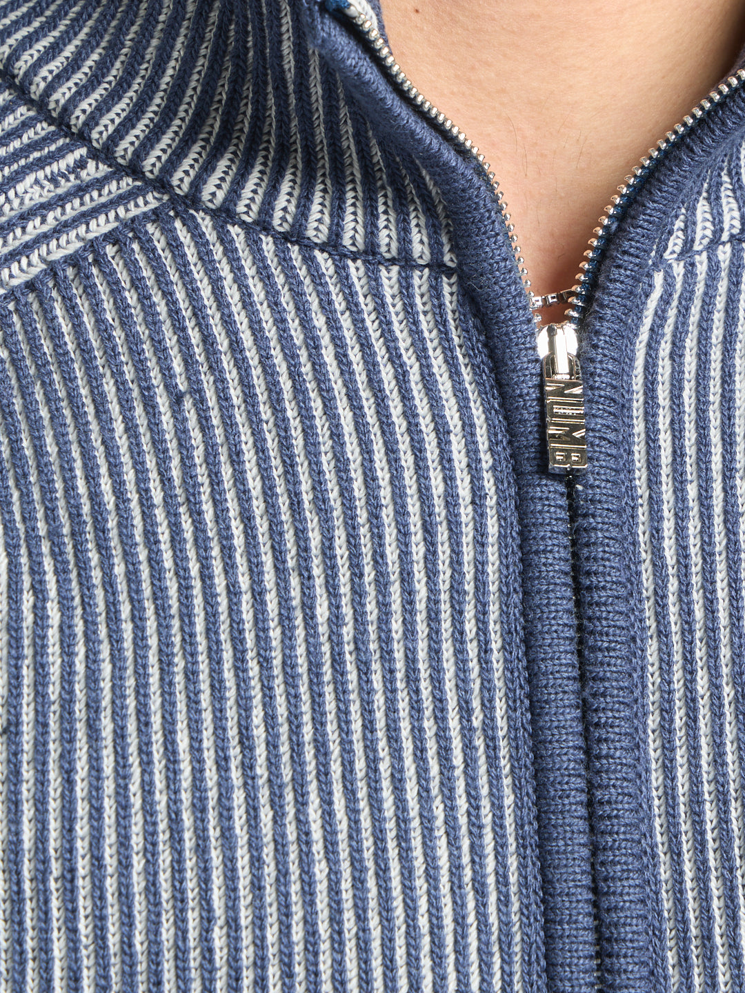 FULL ZIP COTTON SWEATER