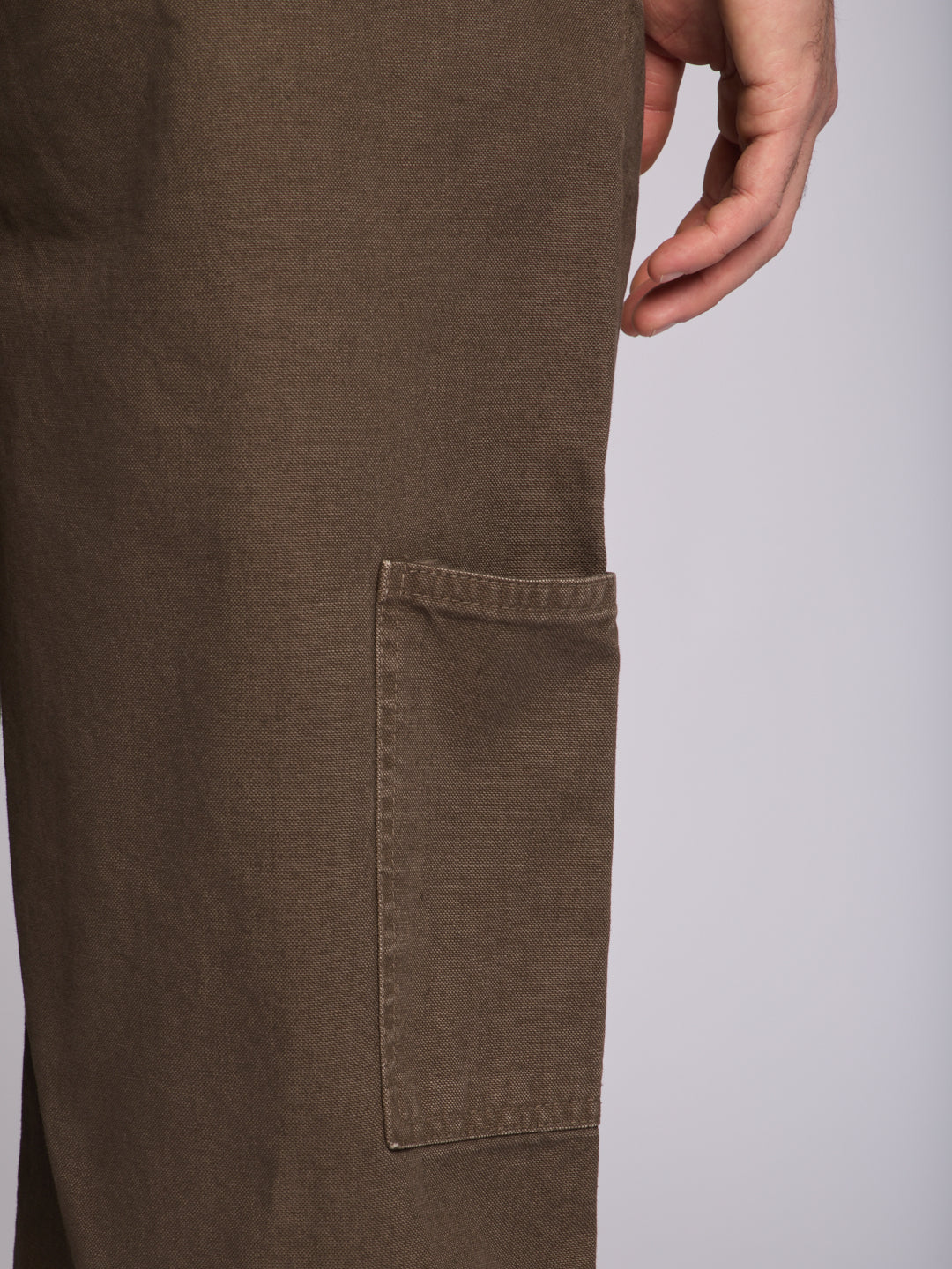 CANVAS PINCE TROUSERS