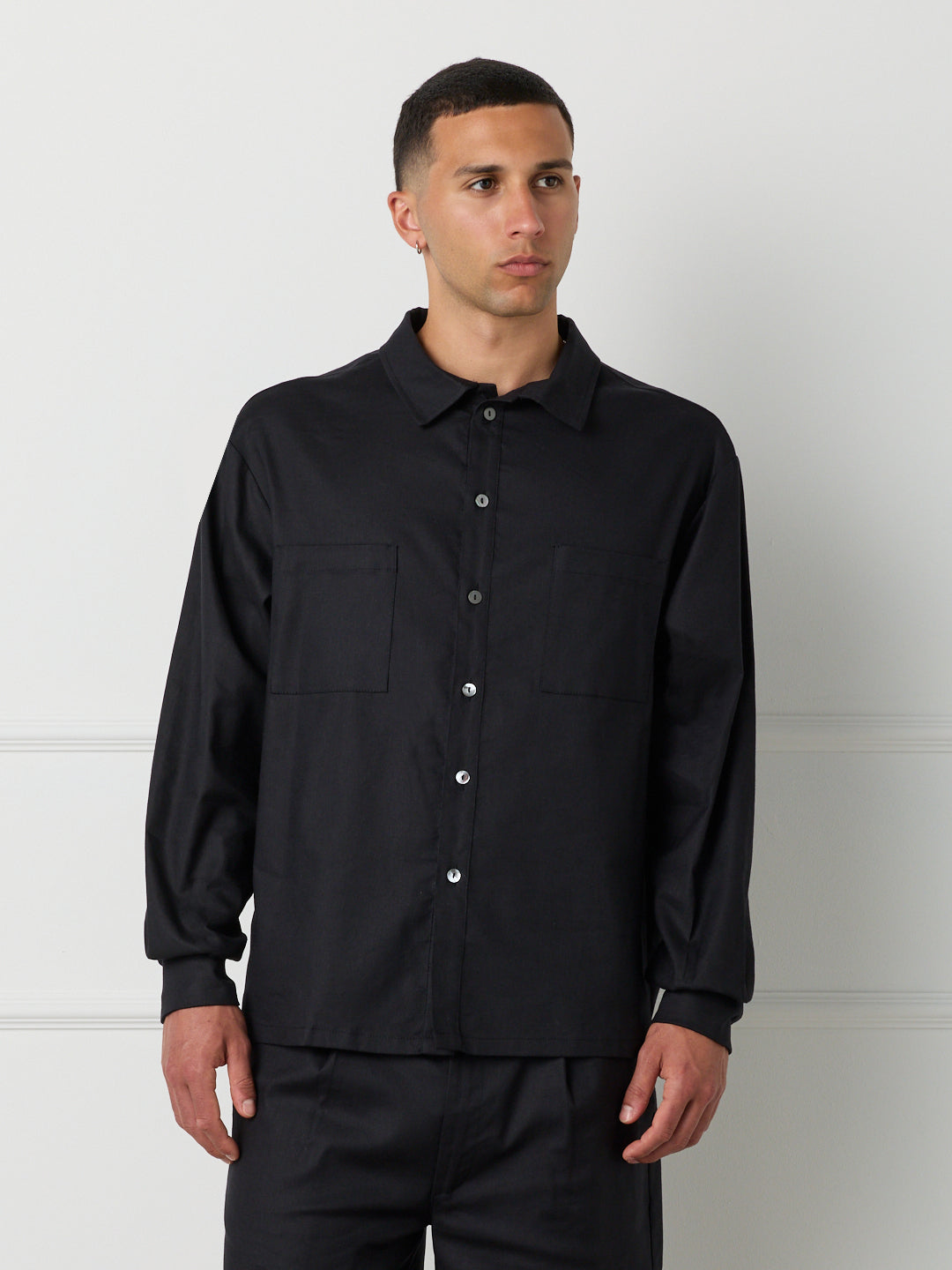 DUNE - LINEN COTTON LONG SLEEVE SHIRT