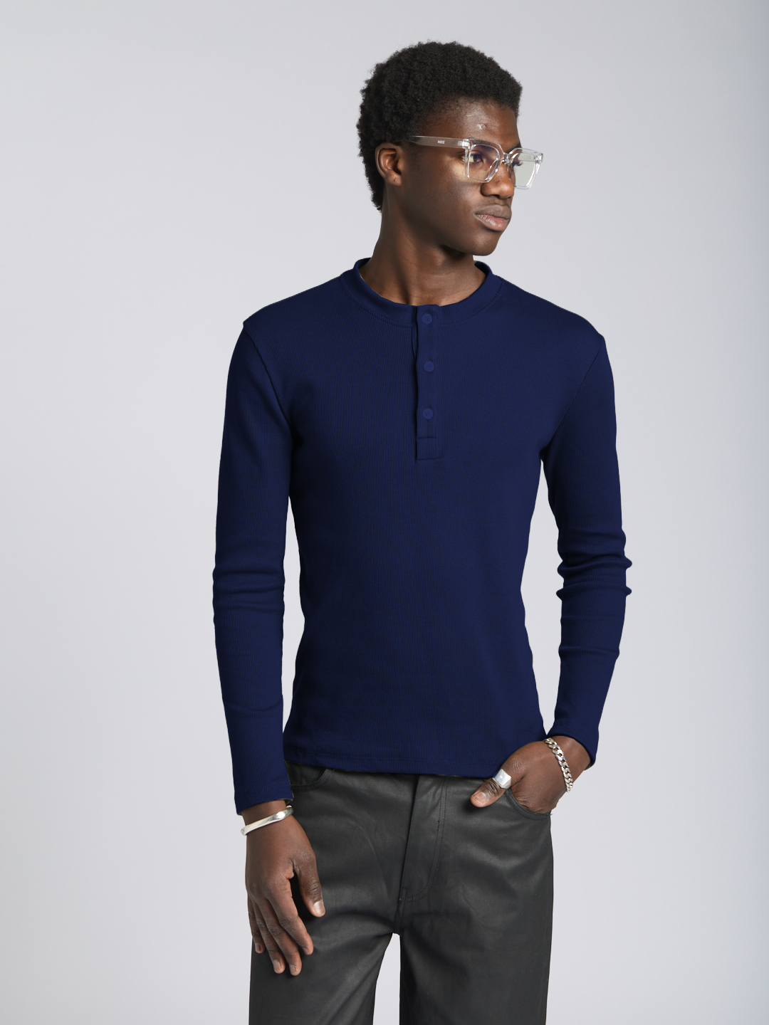 LONG-SLEEVED RIBBED SERAFINO