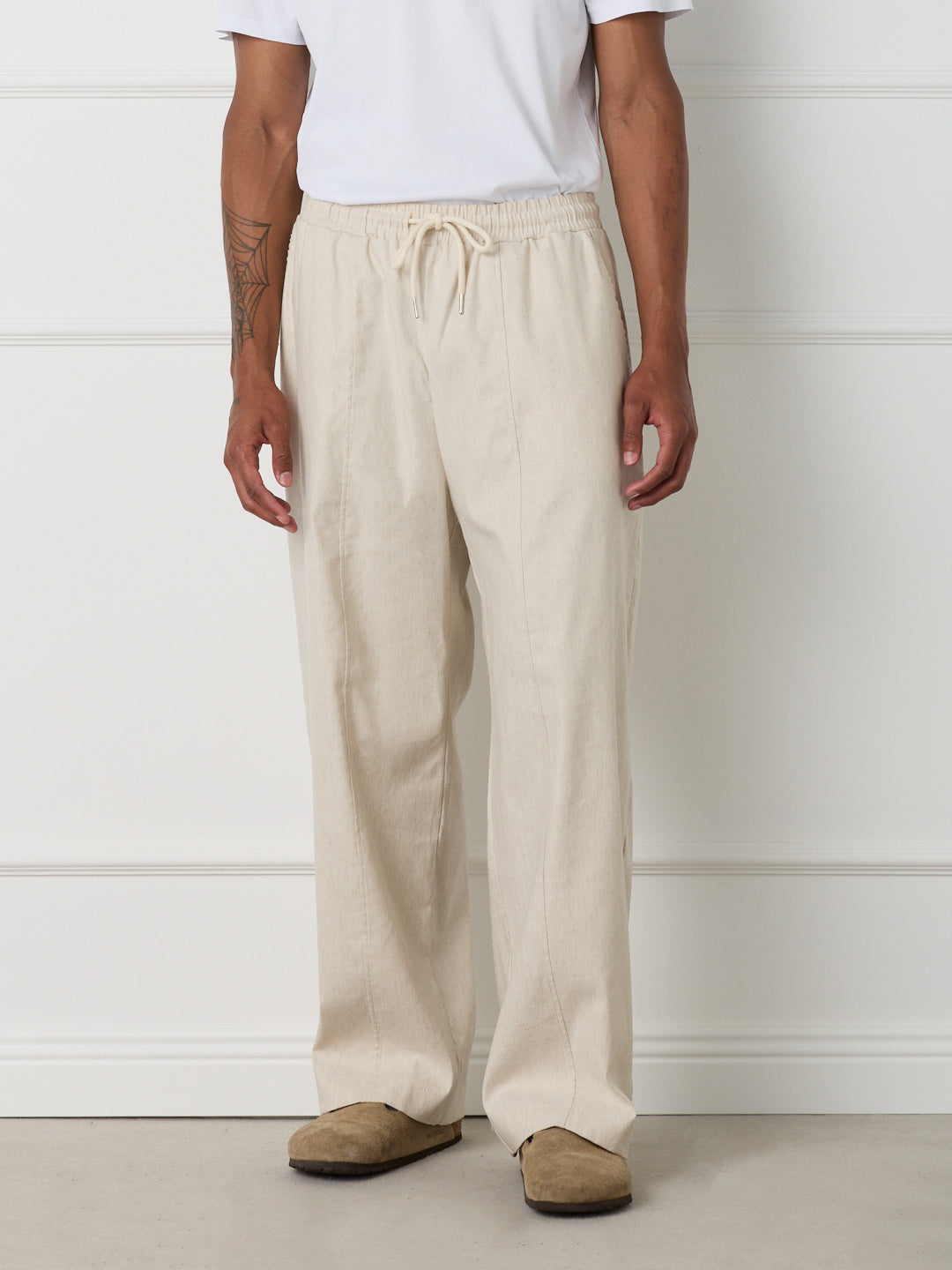 DUNE - LINEN COTTON BIGGY TROUSERS