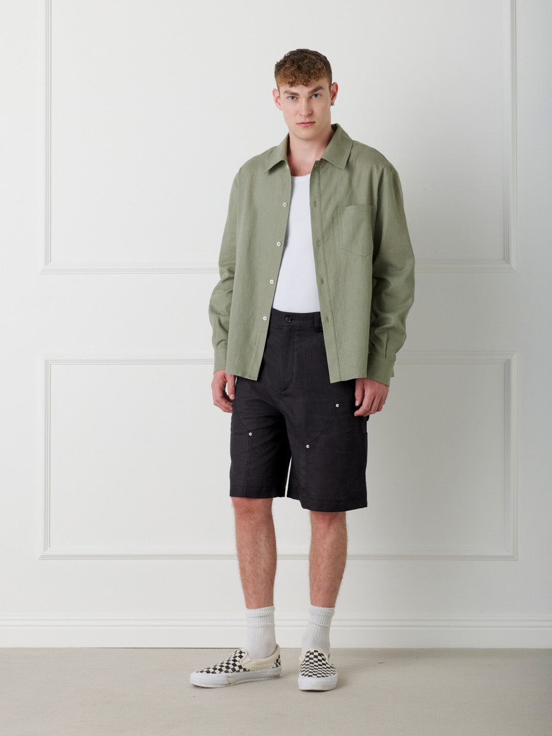 OASI - LINEN CARPENTER SHORTS