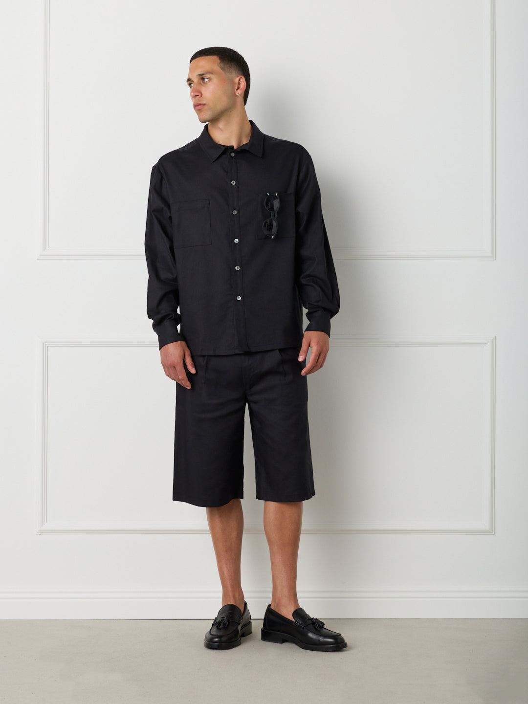 DUNE - LINEN COTTON LONG SLEEVE SHIRT