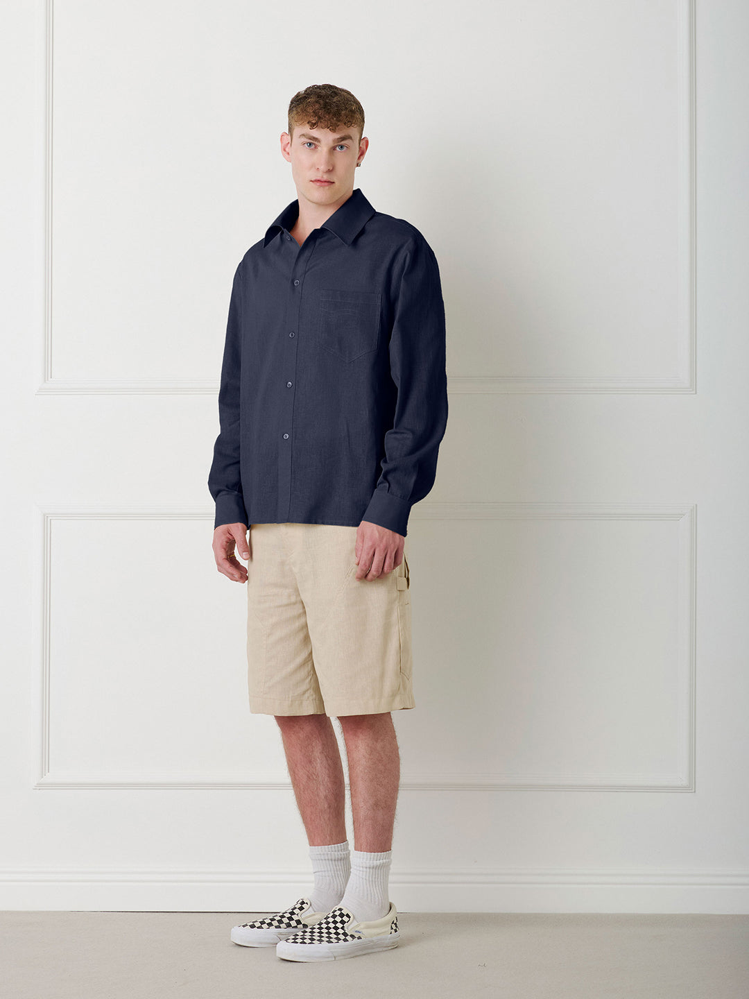 LINEN LONG SLEEVE SHIRT