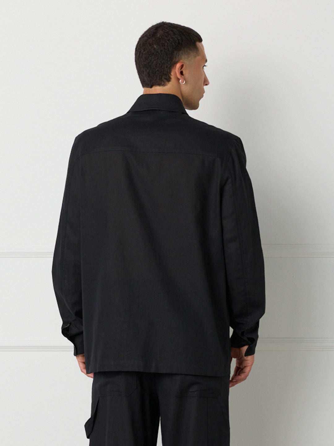 SAHARA - MAXI POCKET LINEN SHIRT