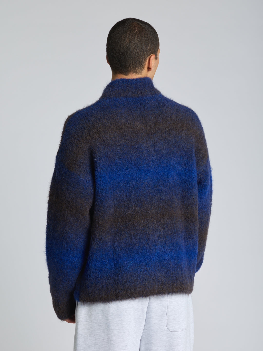 ZIP ALPACA SWEATER