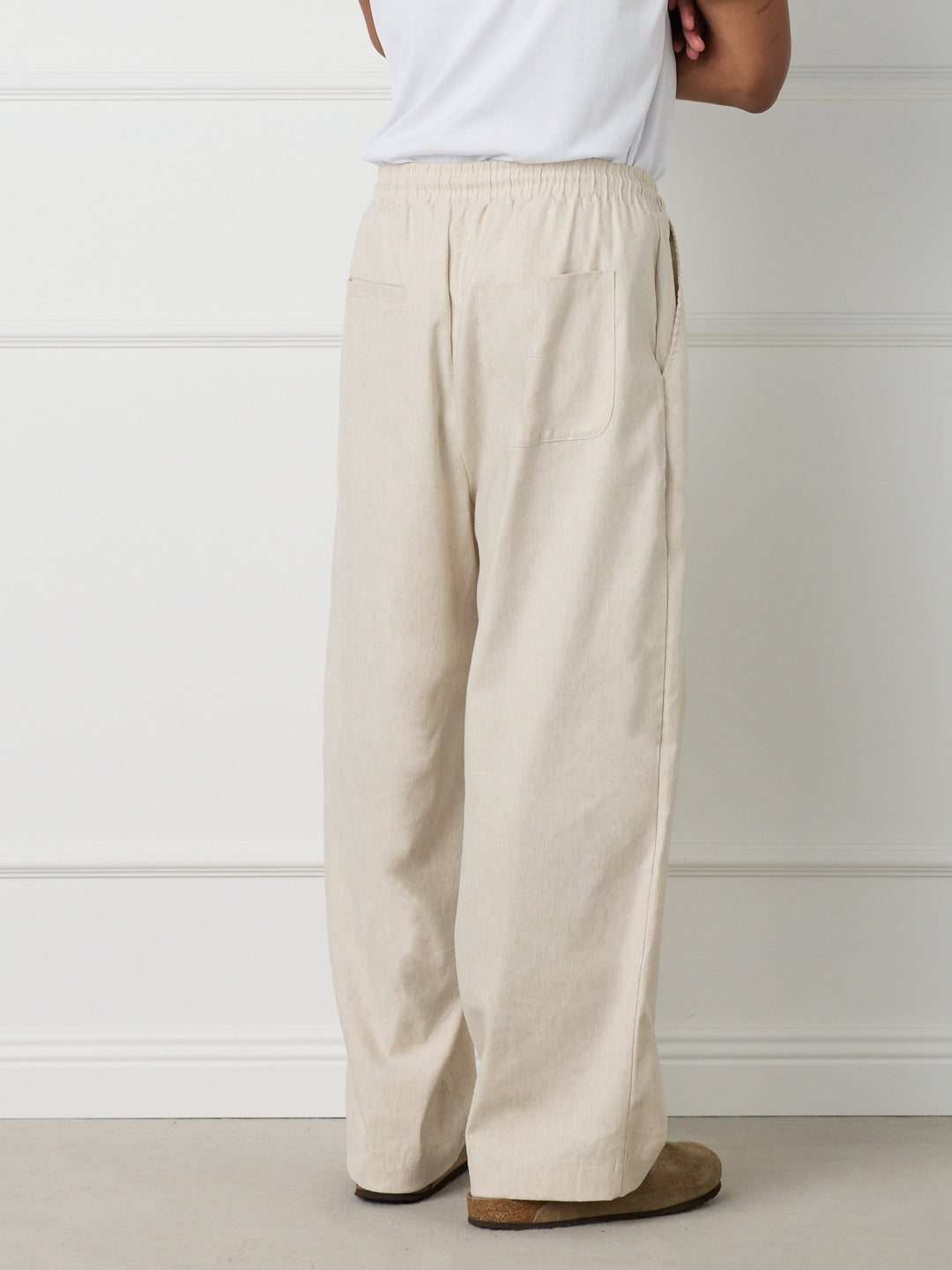 DUNE - LINEN COTTON BIGGY TROUSERS
