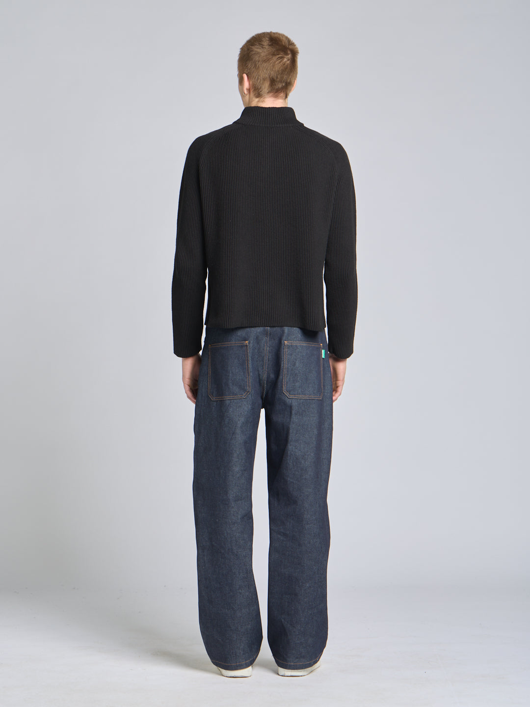 FULL ZIP COTTON SWEATER