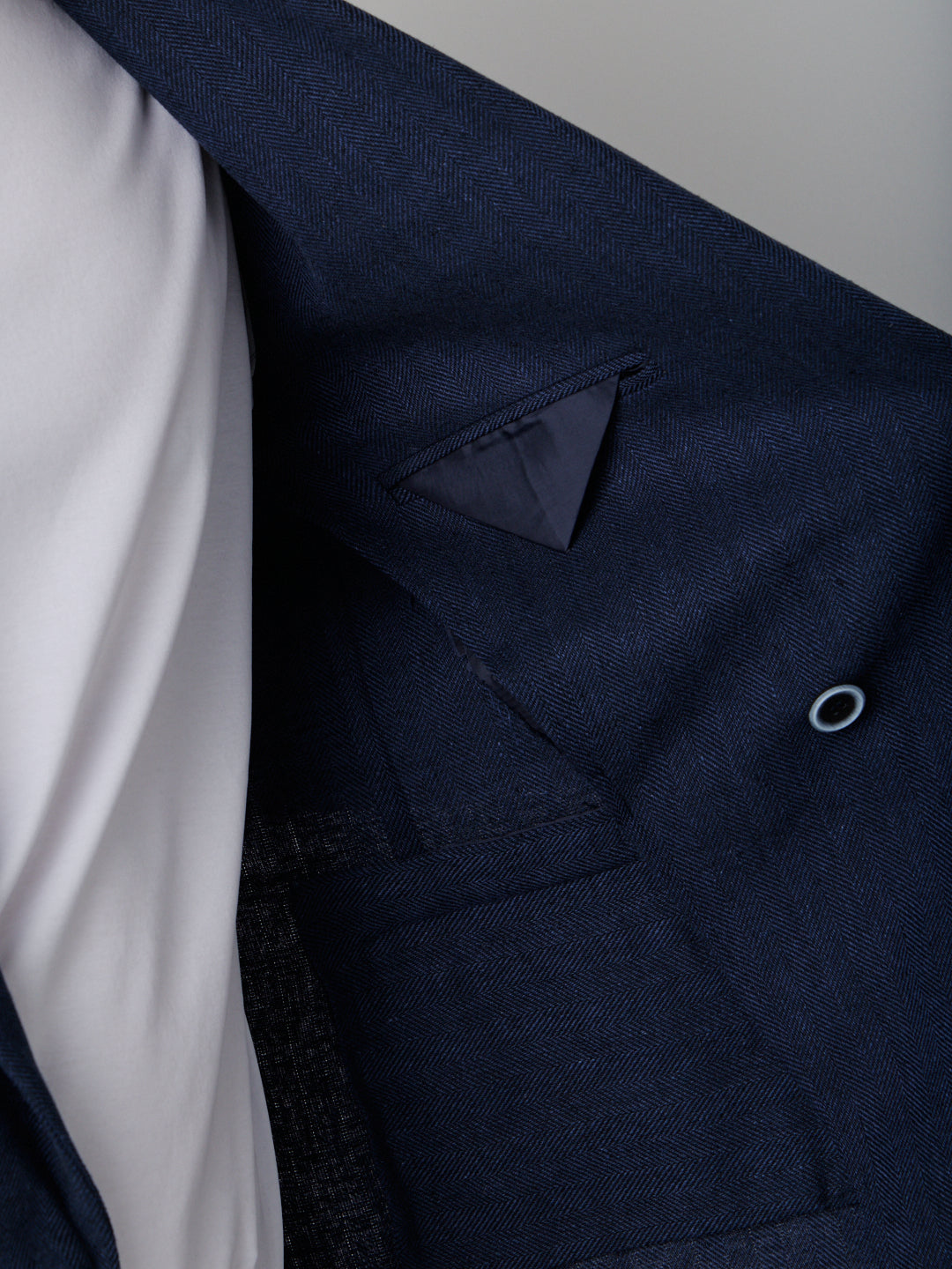 LINEN COTTON DOUBLE BREASTED JACKET