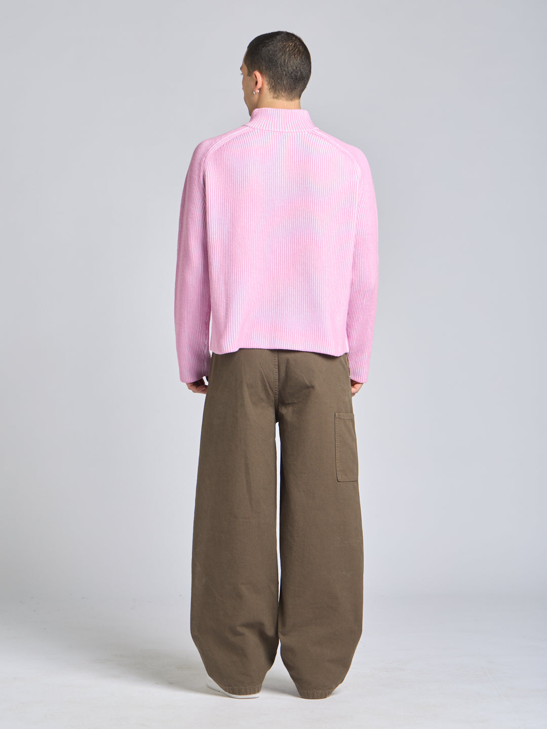 FULL ZIP COTTON SWEATER