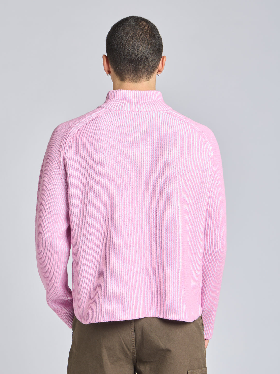 FULL ZIP COTTON SWEATER