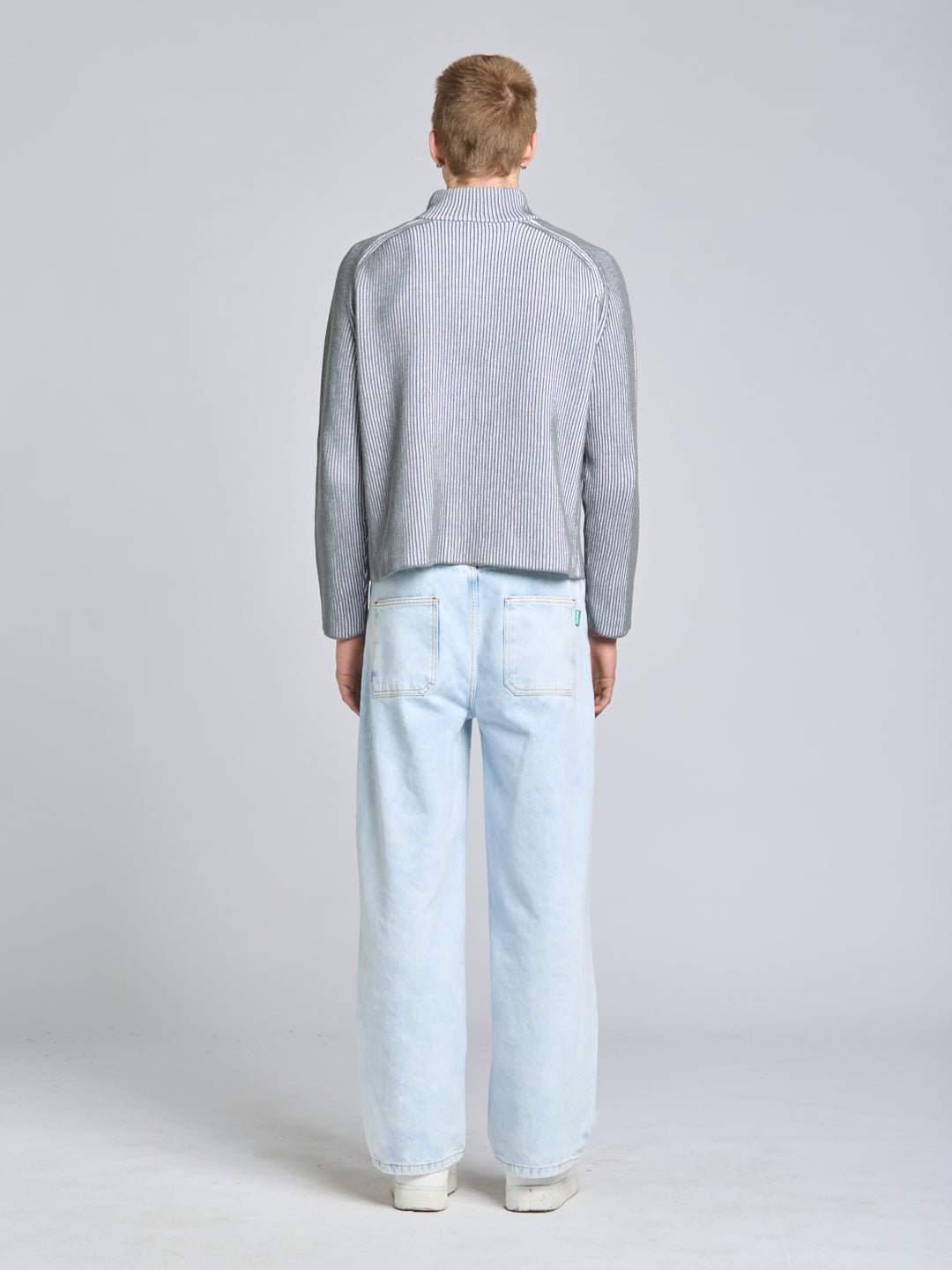 FULL ZIP COTTON SWEATER