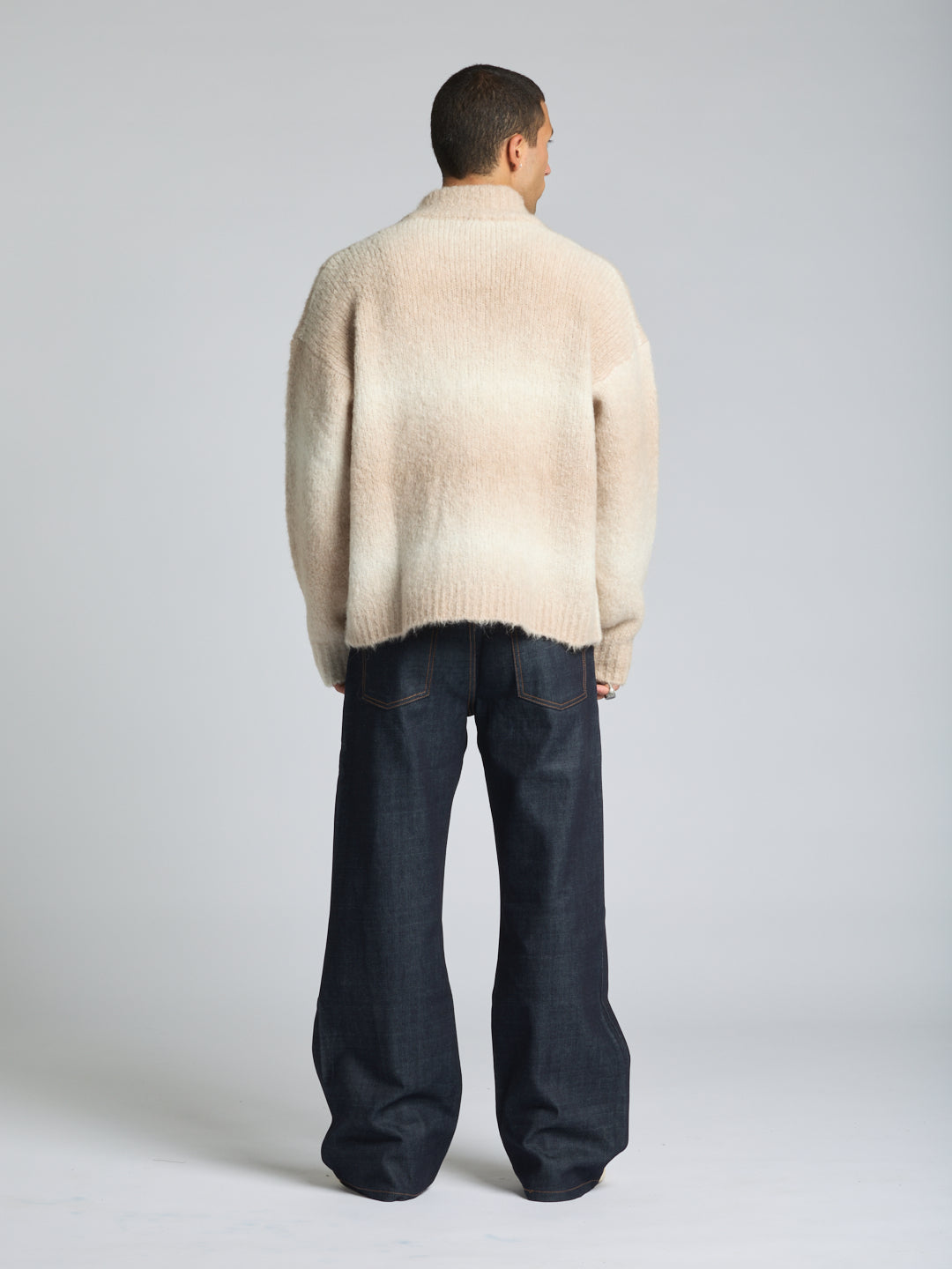 ZIP ALPACA SWEATER