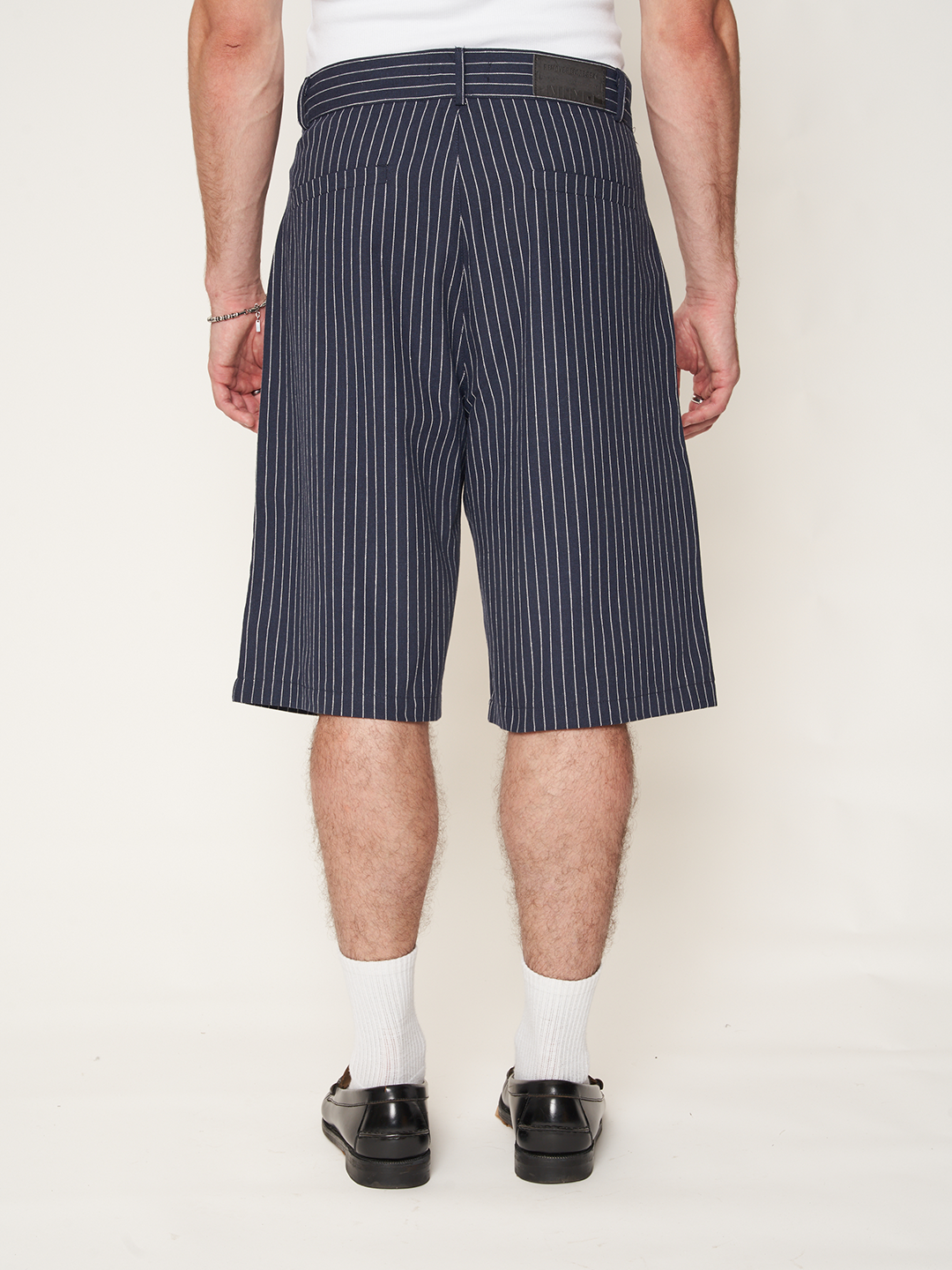 COTTON STRIPES JORTS