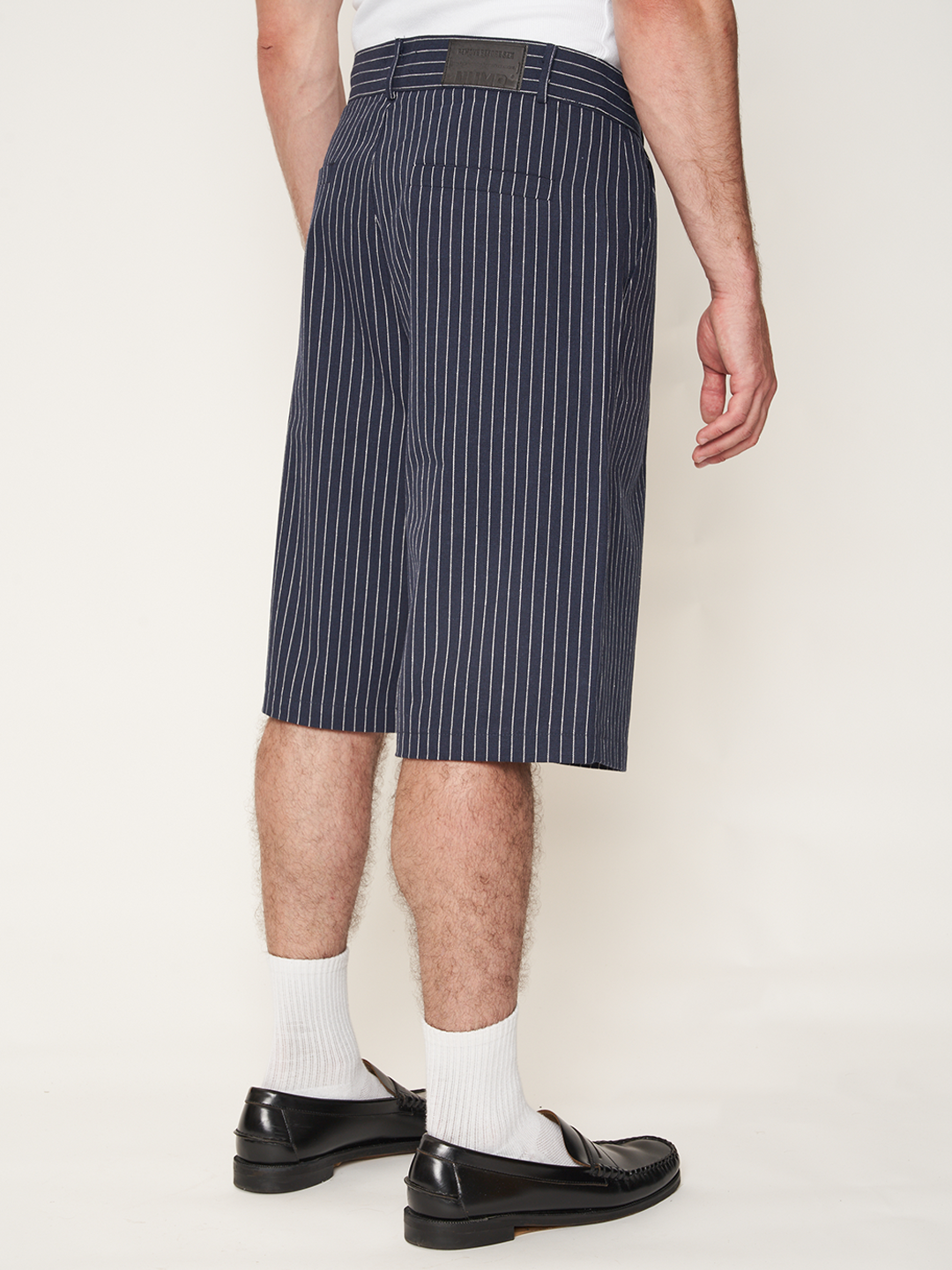 COTTON STRIPES JORTS