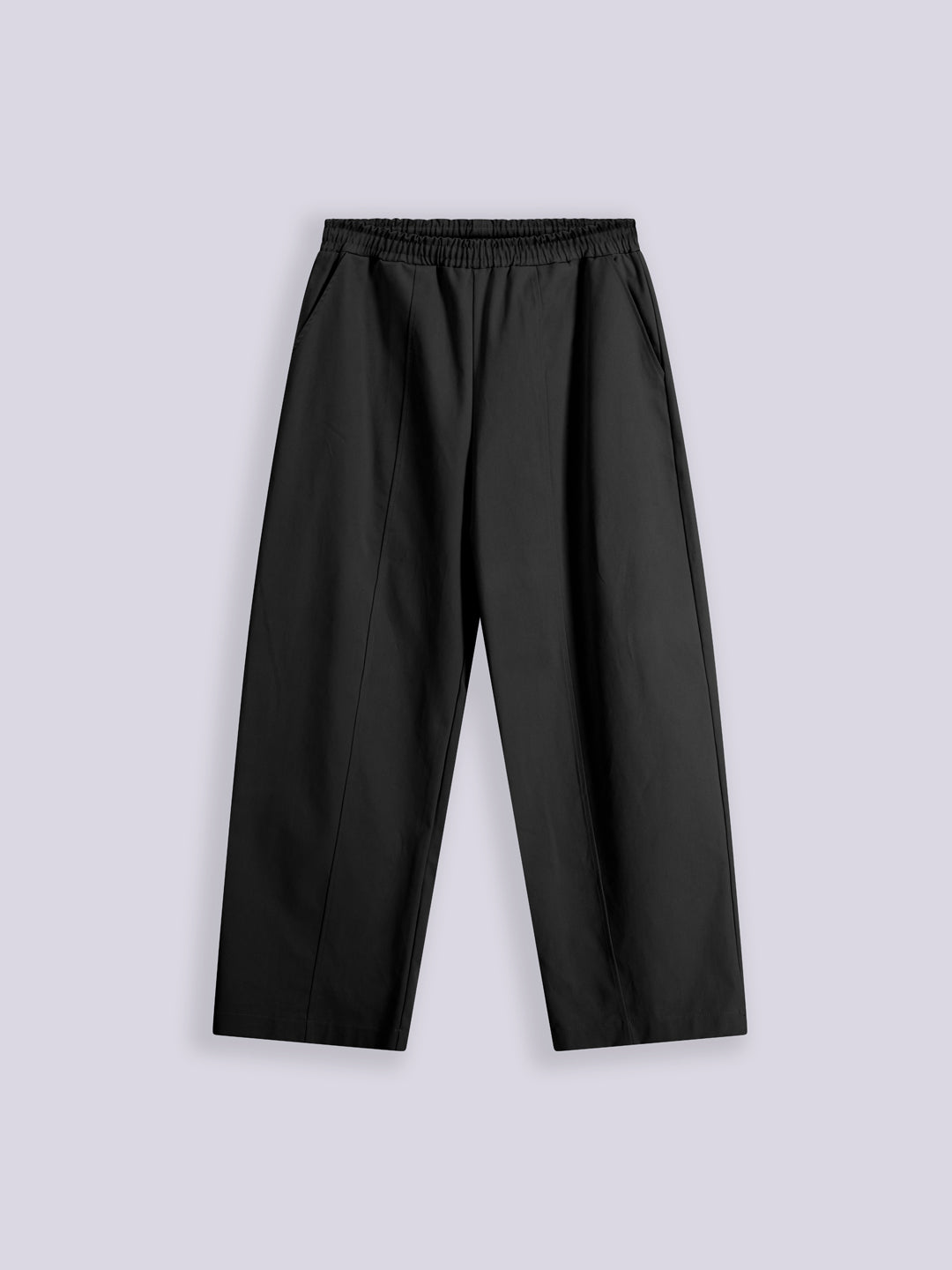 PEACHED GABARDINE BIGGY PANTS