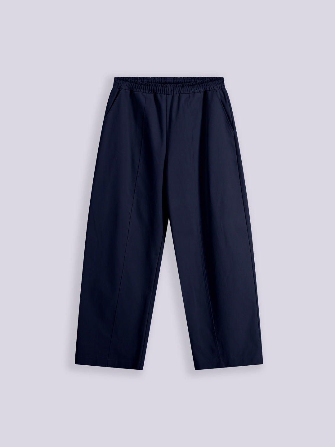 PEACHED GABARDINE BIGGY PANTS