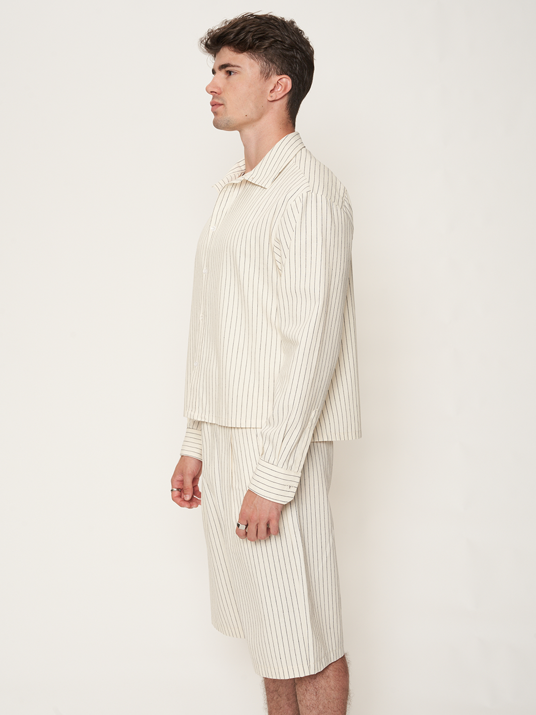 COTTON STRIPES SHIRT