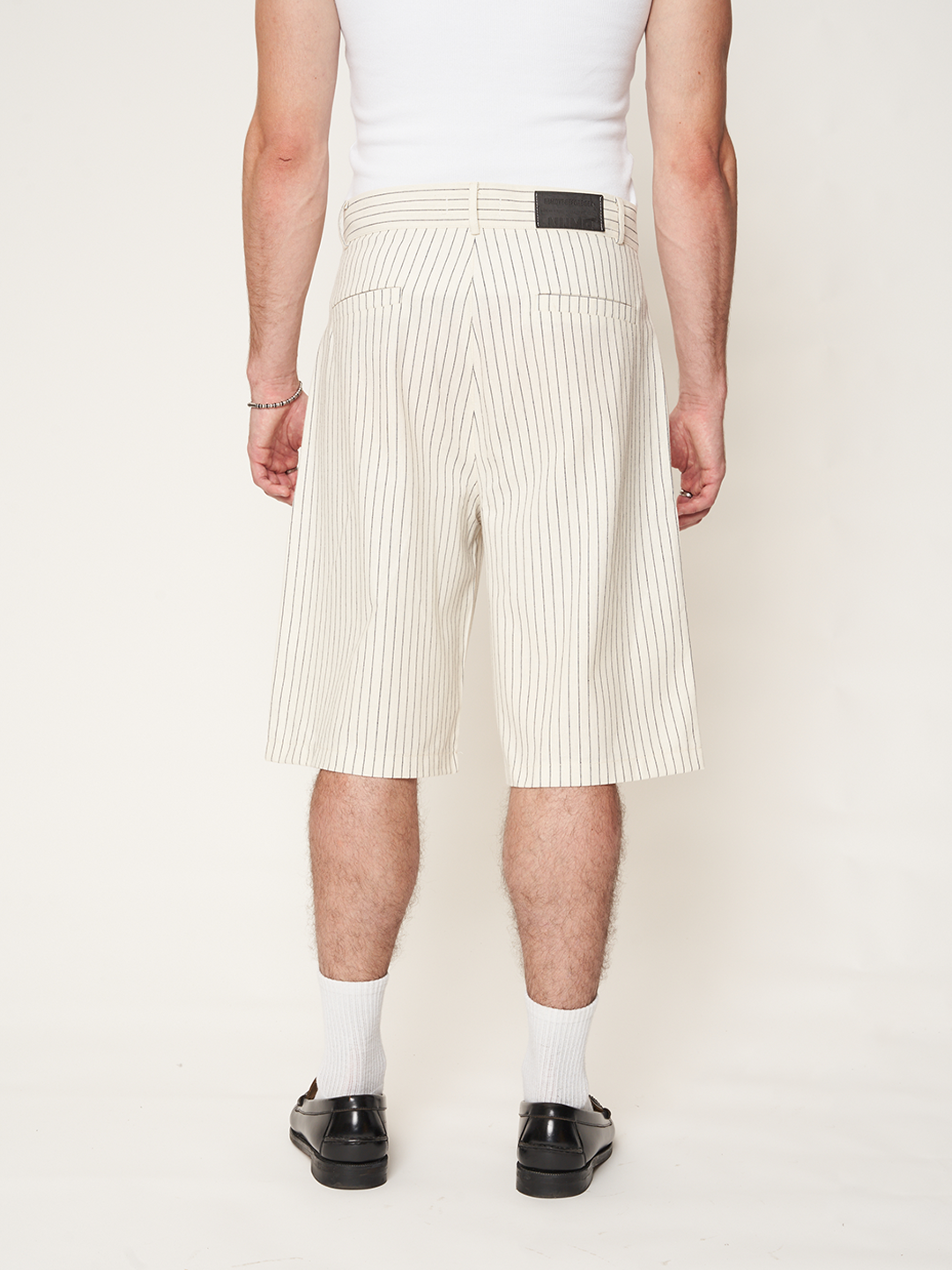 COTTON STRIPES JORTS
