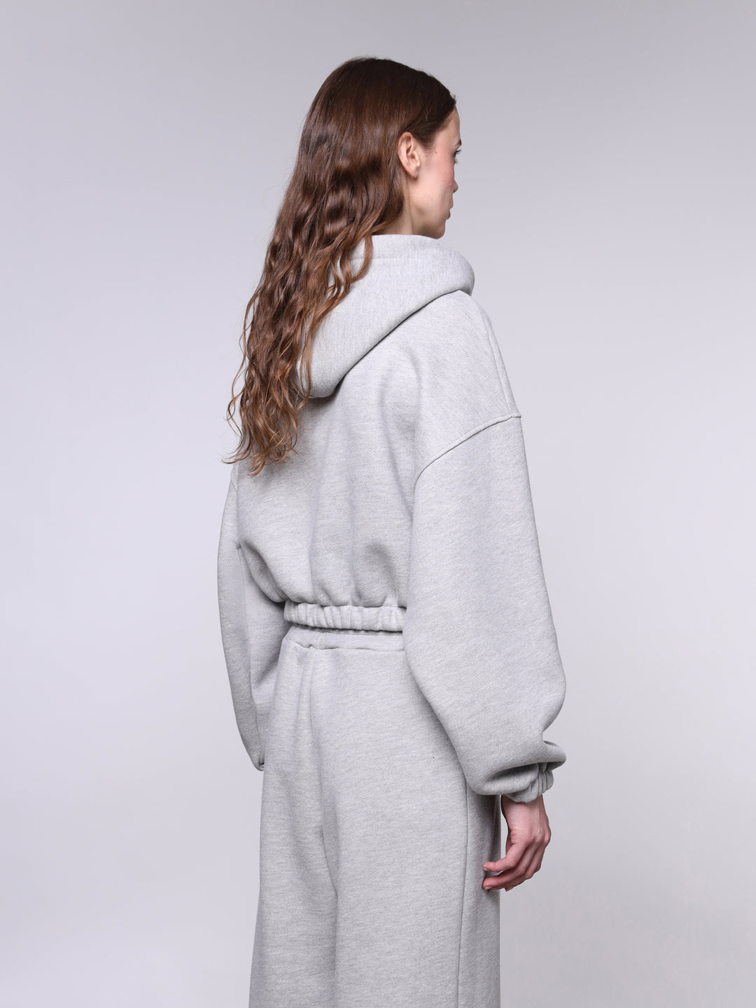 WOMEN'S CROPPED ZIP 500 GSM