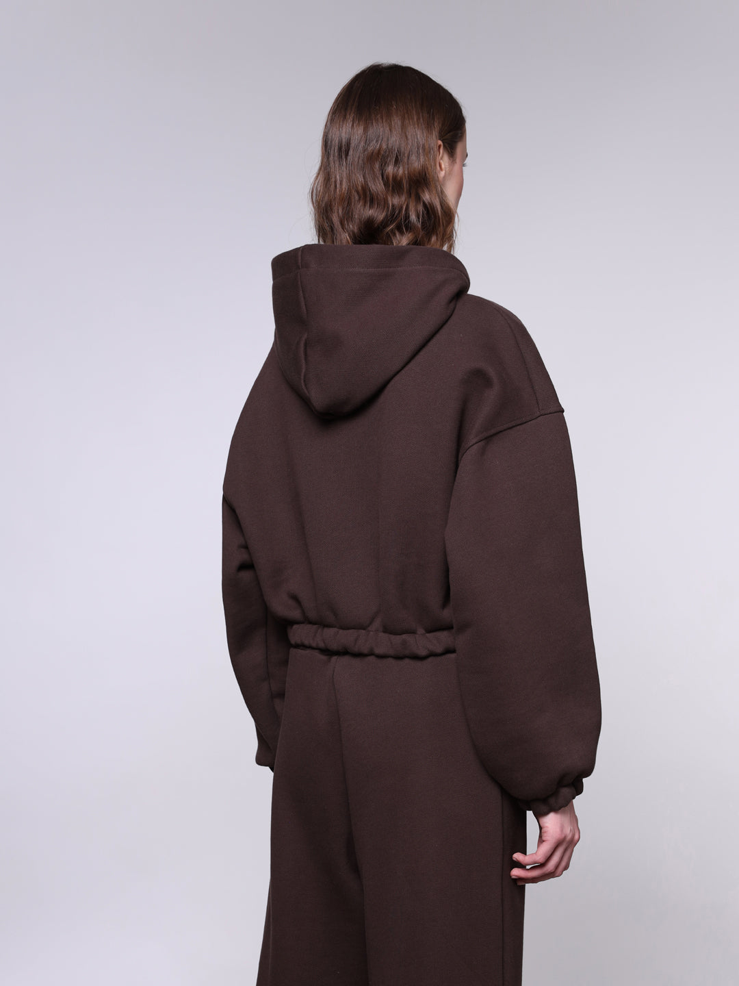 WOMEN'S CROPPED ZIP 500 GSM