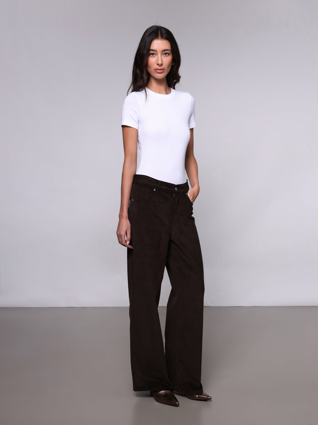 WOMEN'S CORDUROY PALAZZO PANTS