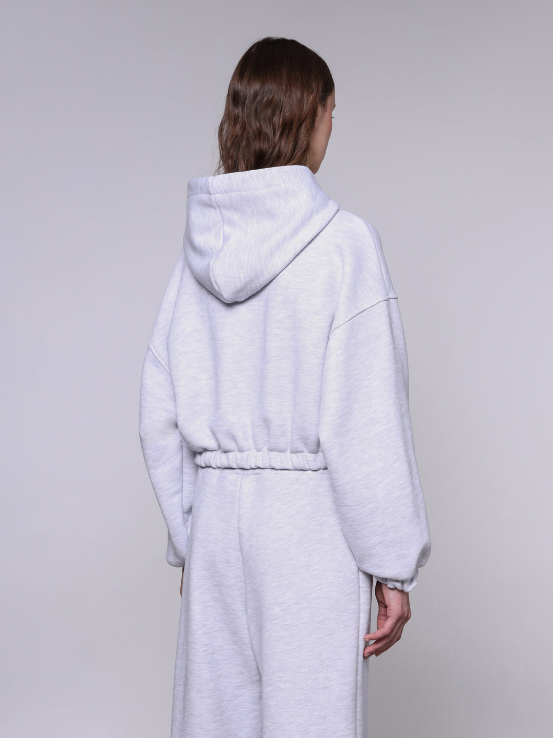 WOMEN'S CROPPED ZIP 500 GSM