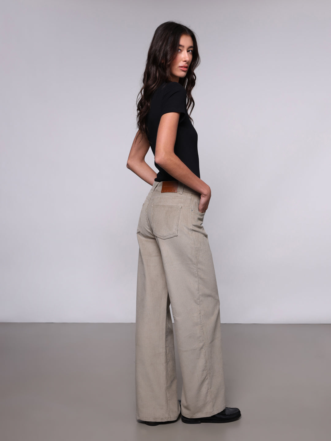 WOMEN'S CORDUROY PALAZZO PANTS