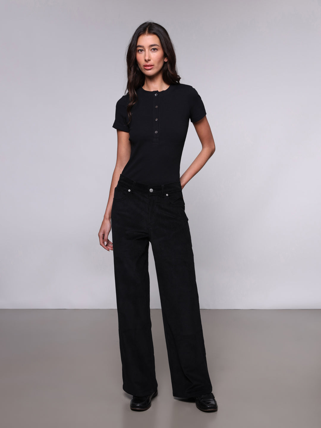 WOMEN'S CORDUROY PALAZZO PANTS