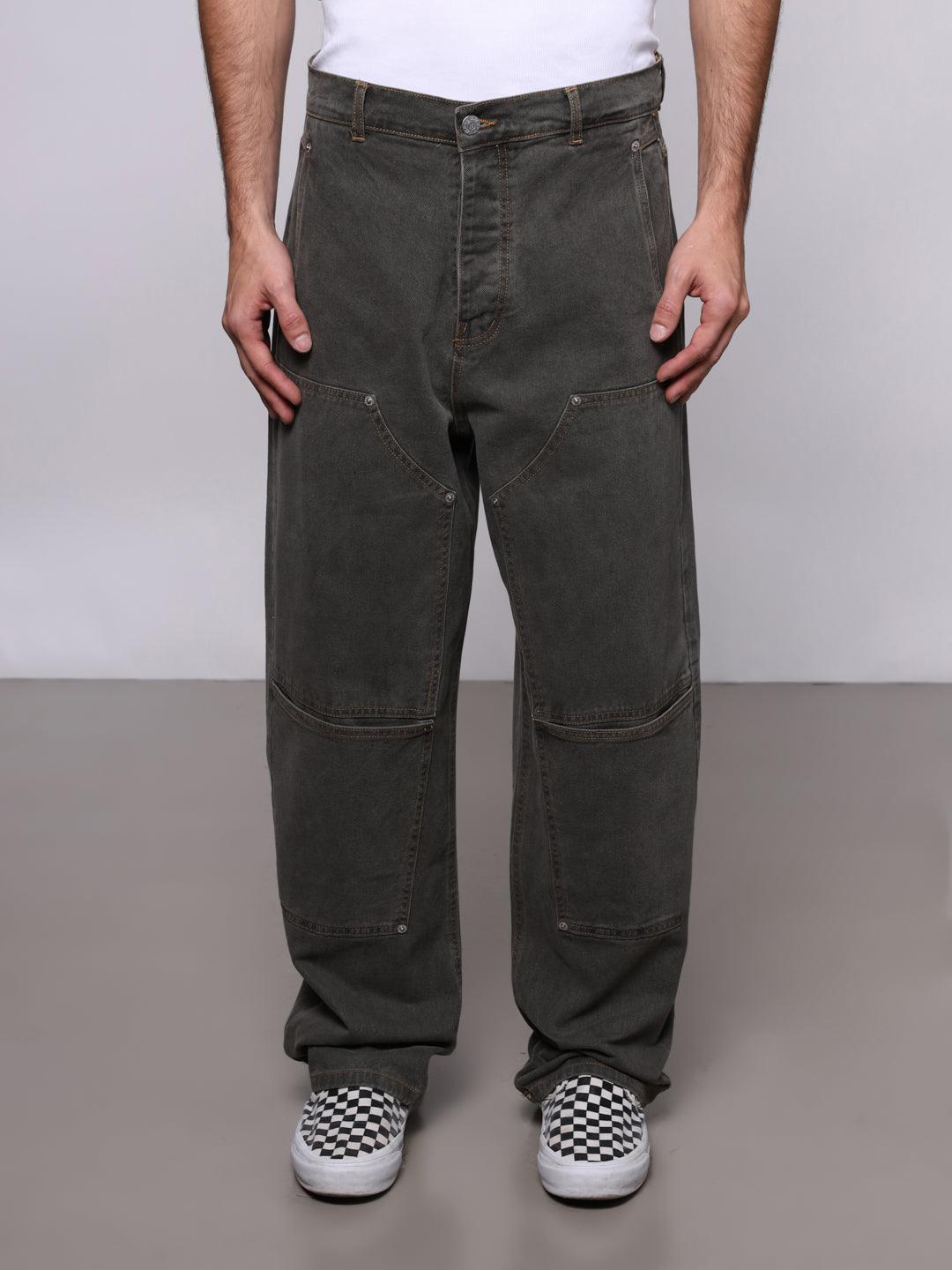 DÉLAVÉ GABARDINE CARPENTER PANTS