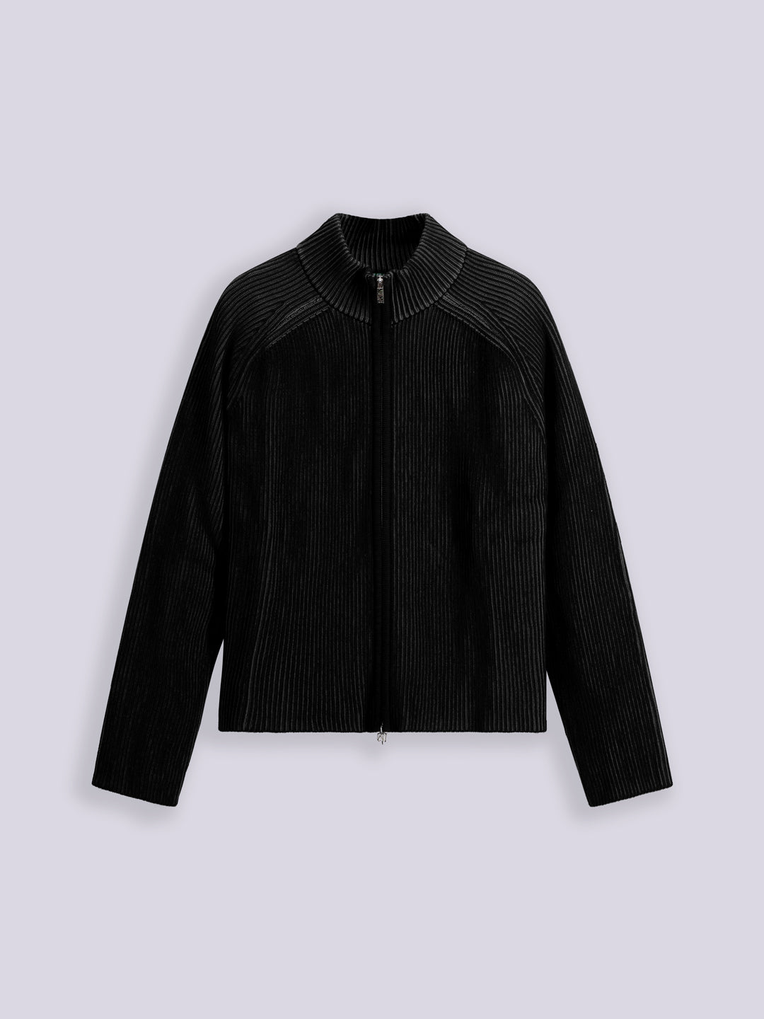 FULL ZIP COTTON SWEATER