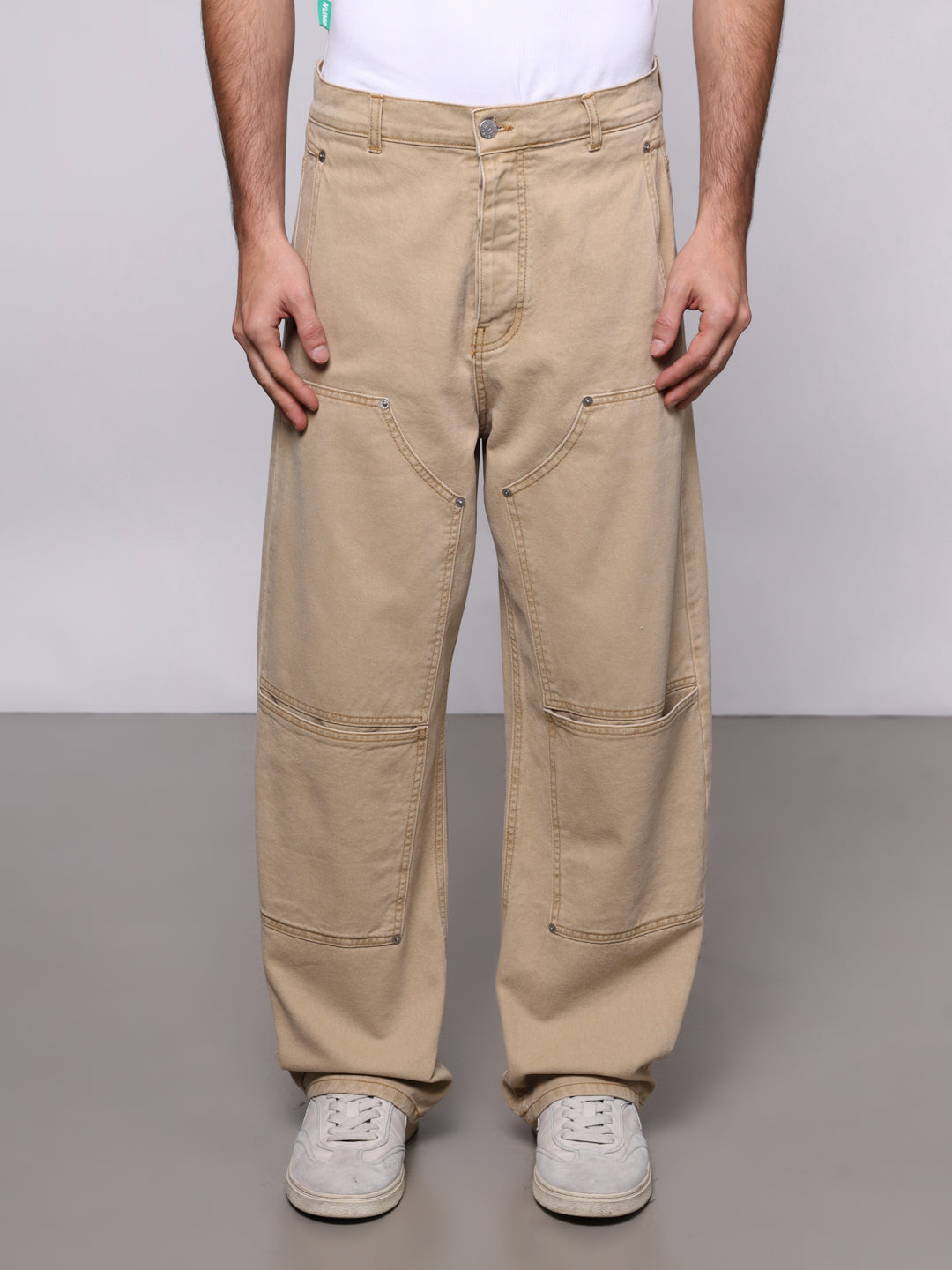 DÉLAVÉ GABARDINE CARPENTER PANTS