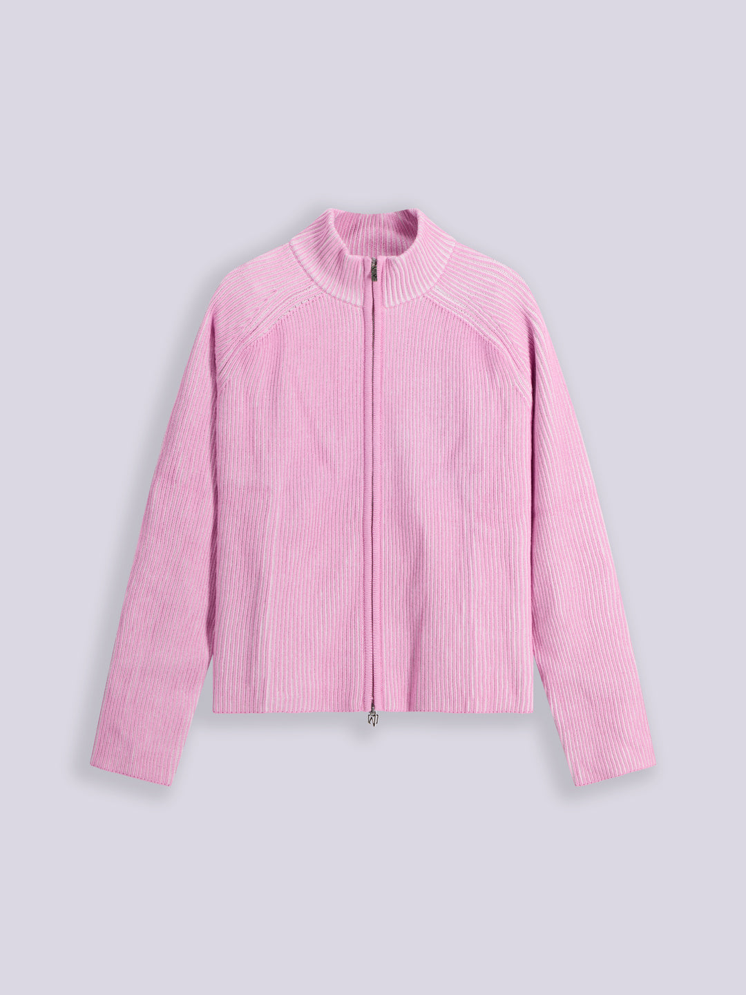 FULL ZIP COTTON SWEATER