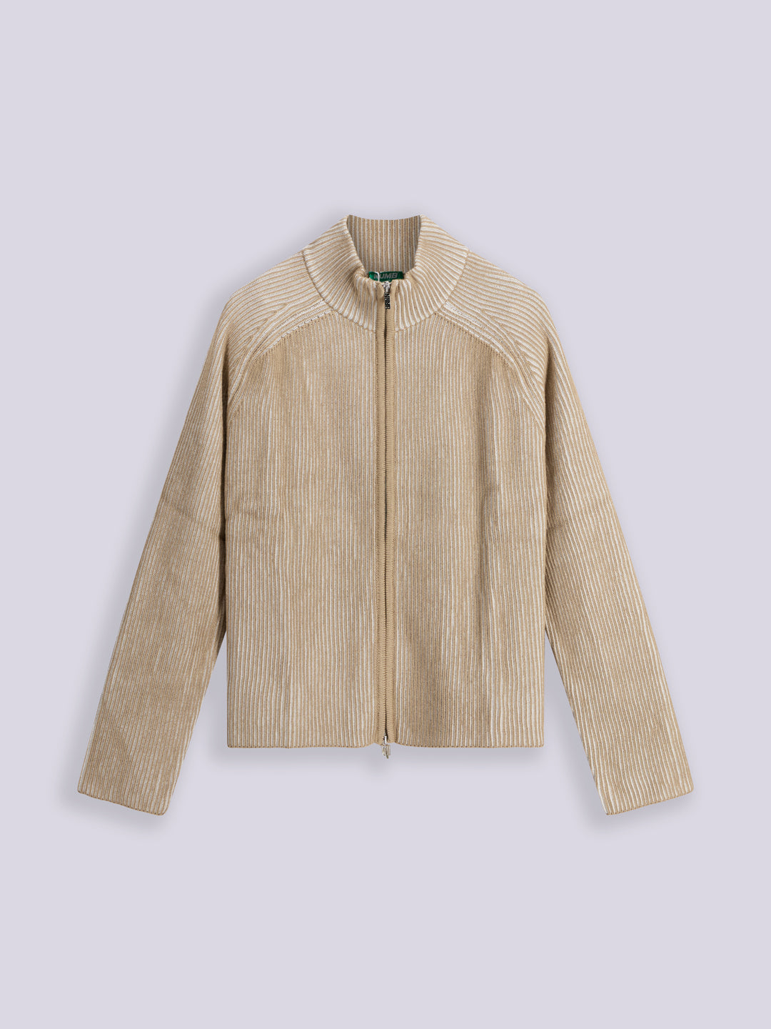 FULL ZIP COTTON SWEATER