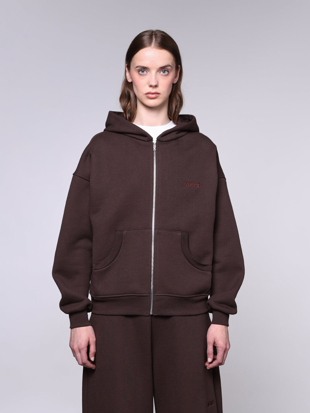 WOMEN'S ZIP HOODIE 500 GSM