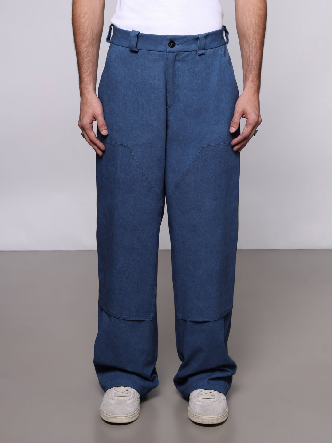COTTON DRILL DOUBLE KNEE PANTS