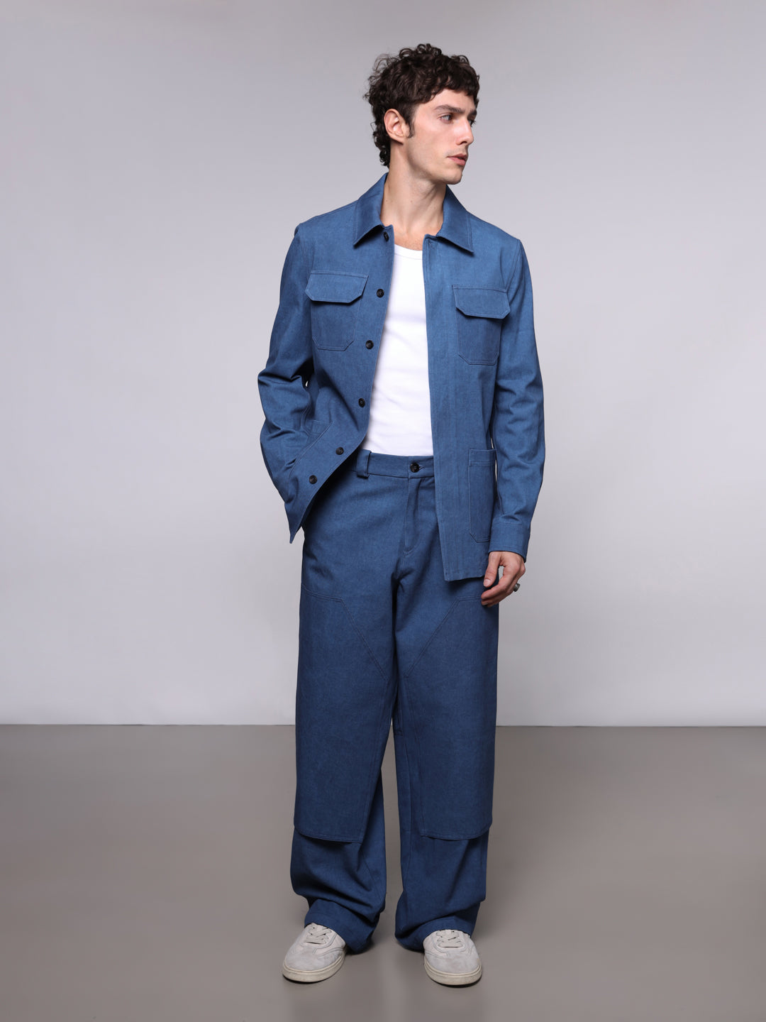 COTTON DRILL OVERSHIRT JACKET