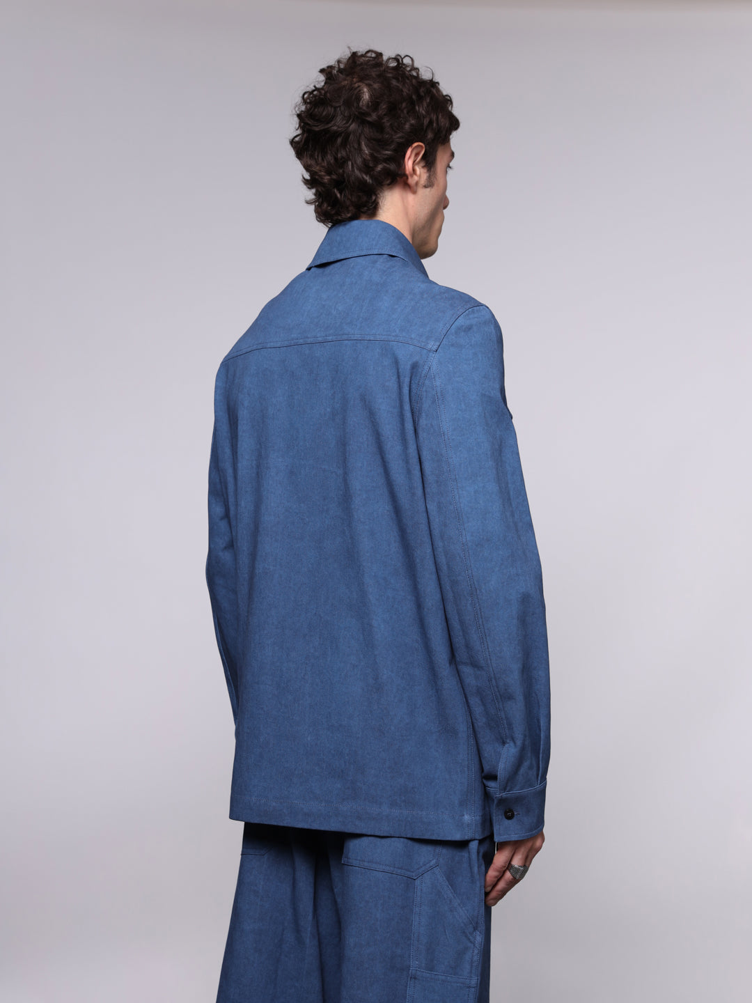COTTON DRILL OVERSHIRT JACKET