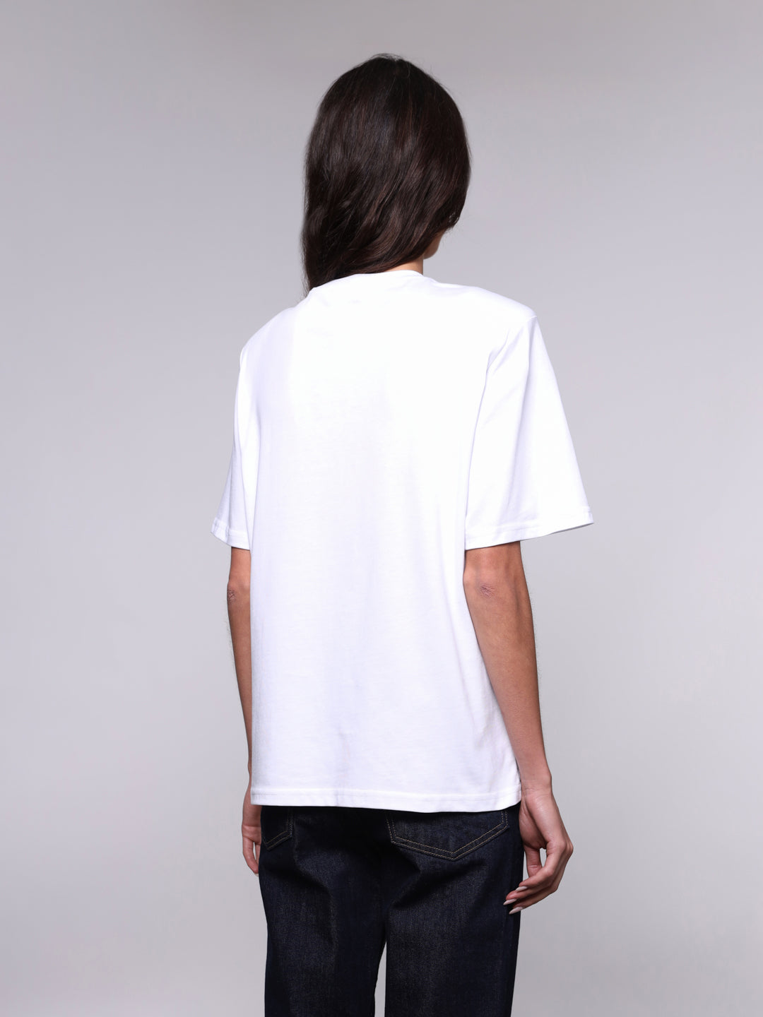 WOMEN'S PADDED SHOULDERS T-SHIRT