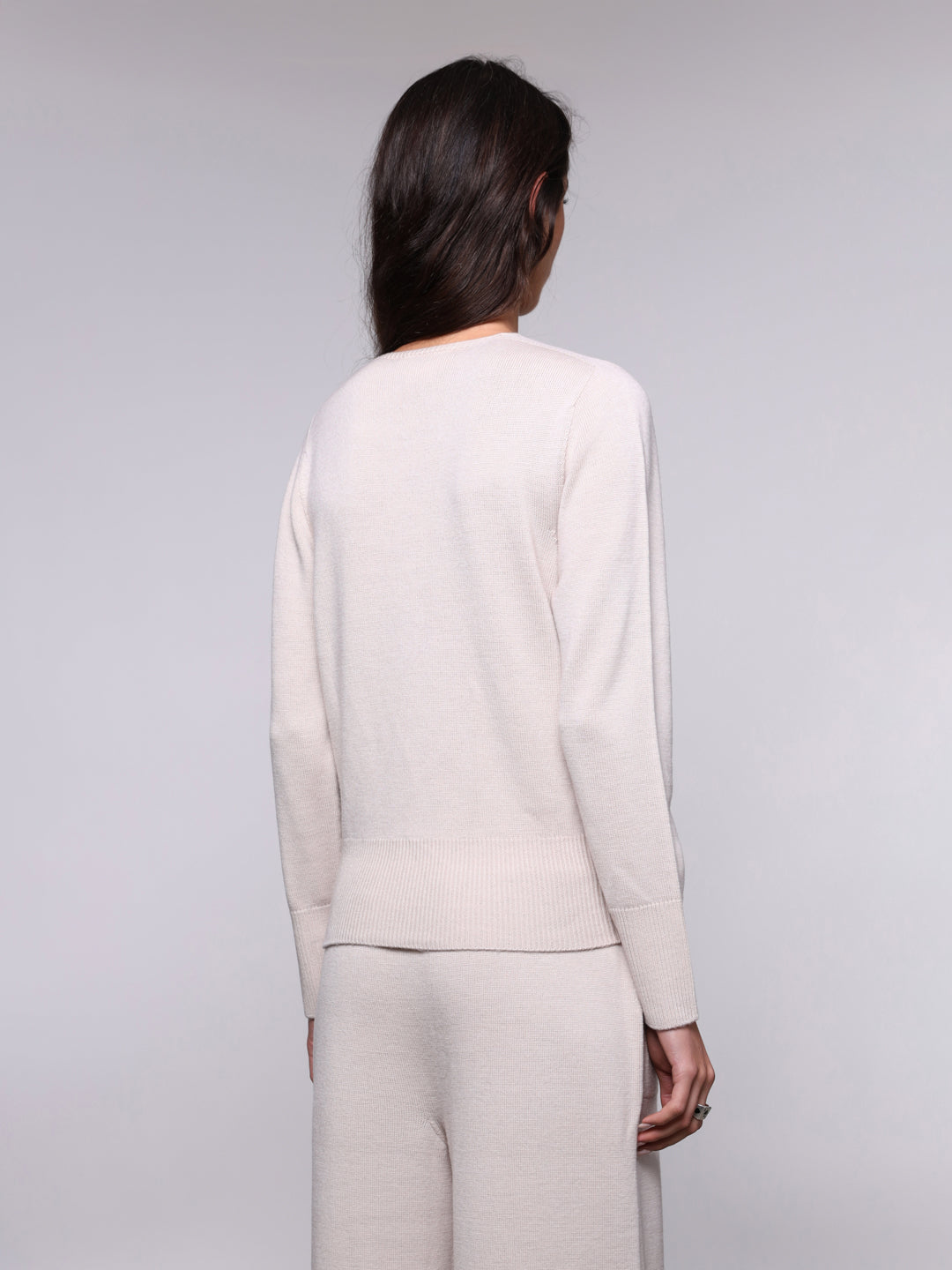 WOMEN'S WOOL WRAP KNIT SWEATER