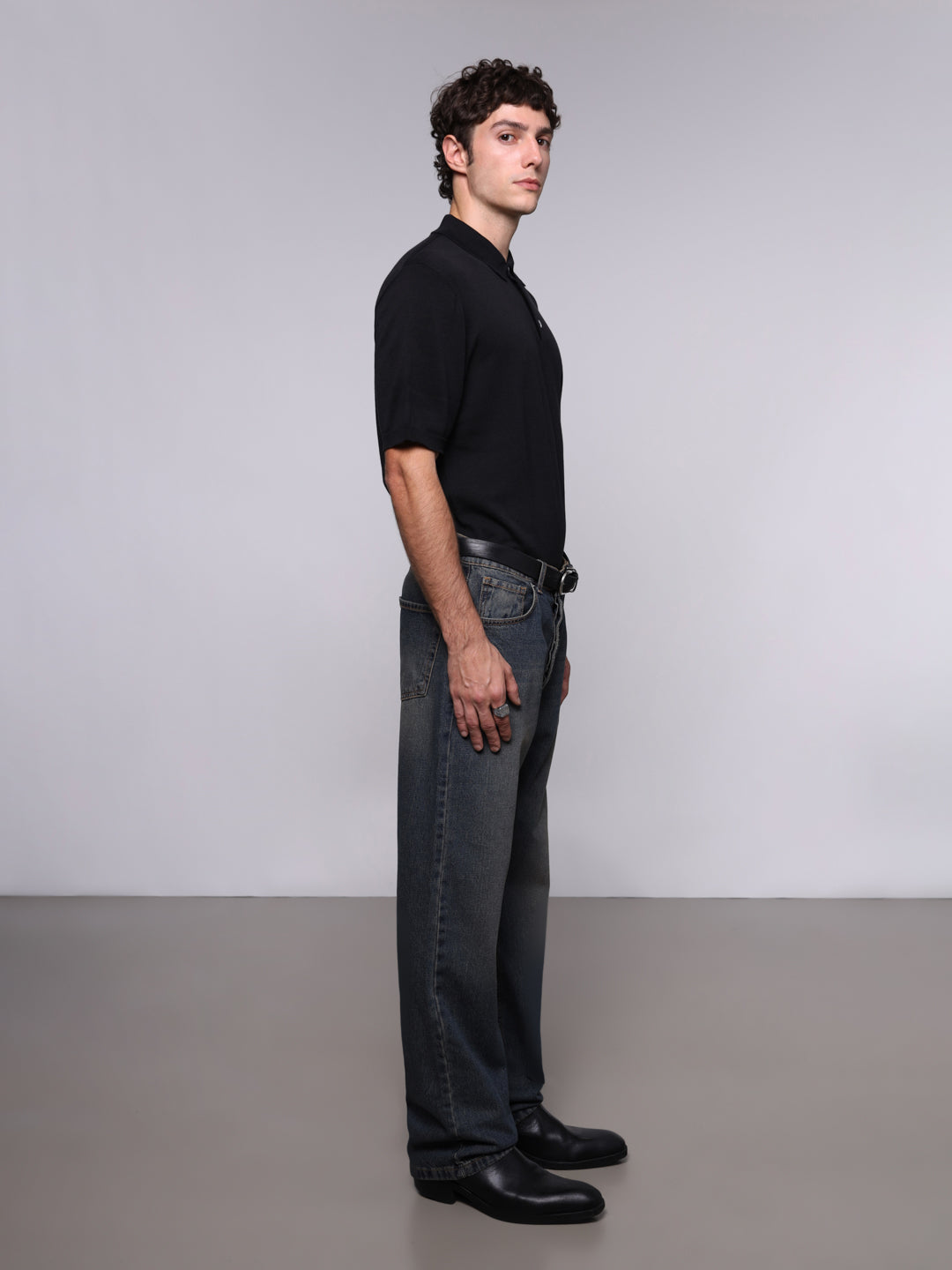 KNITTED ULTRAFINE COTTON POLO