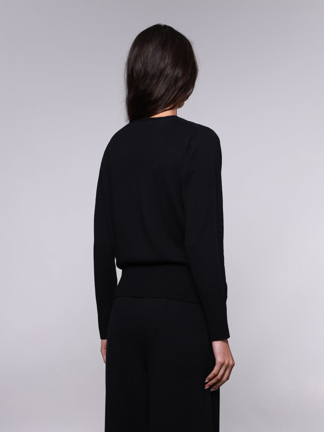 WOMEN'S WOOL WRAP KNIT SWEATER